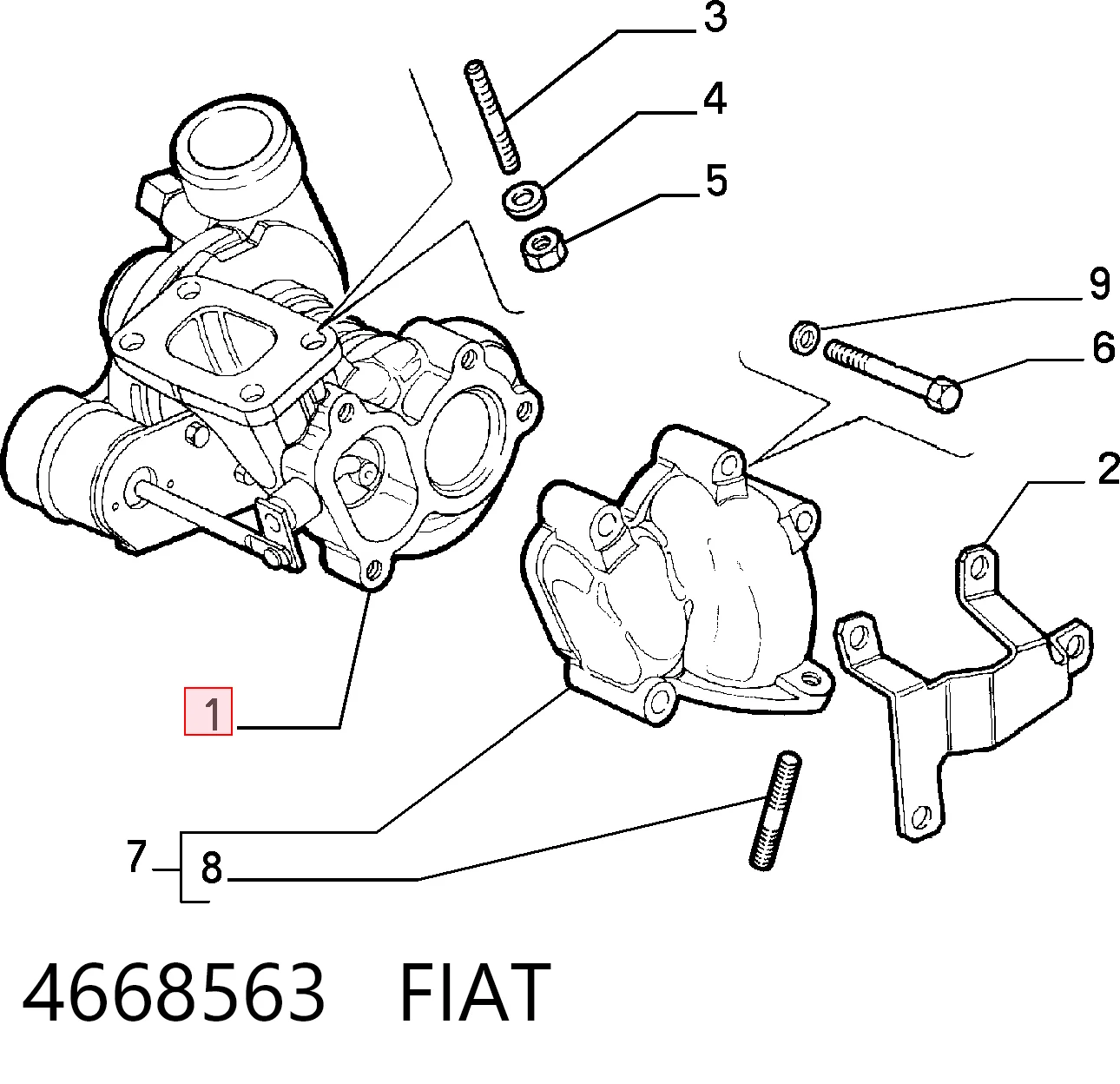 Turbocompresor Fiat Punto I hatchback (176) (1993 - 1999) precio, desde 168,43 EUR