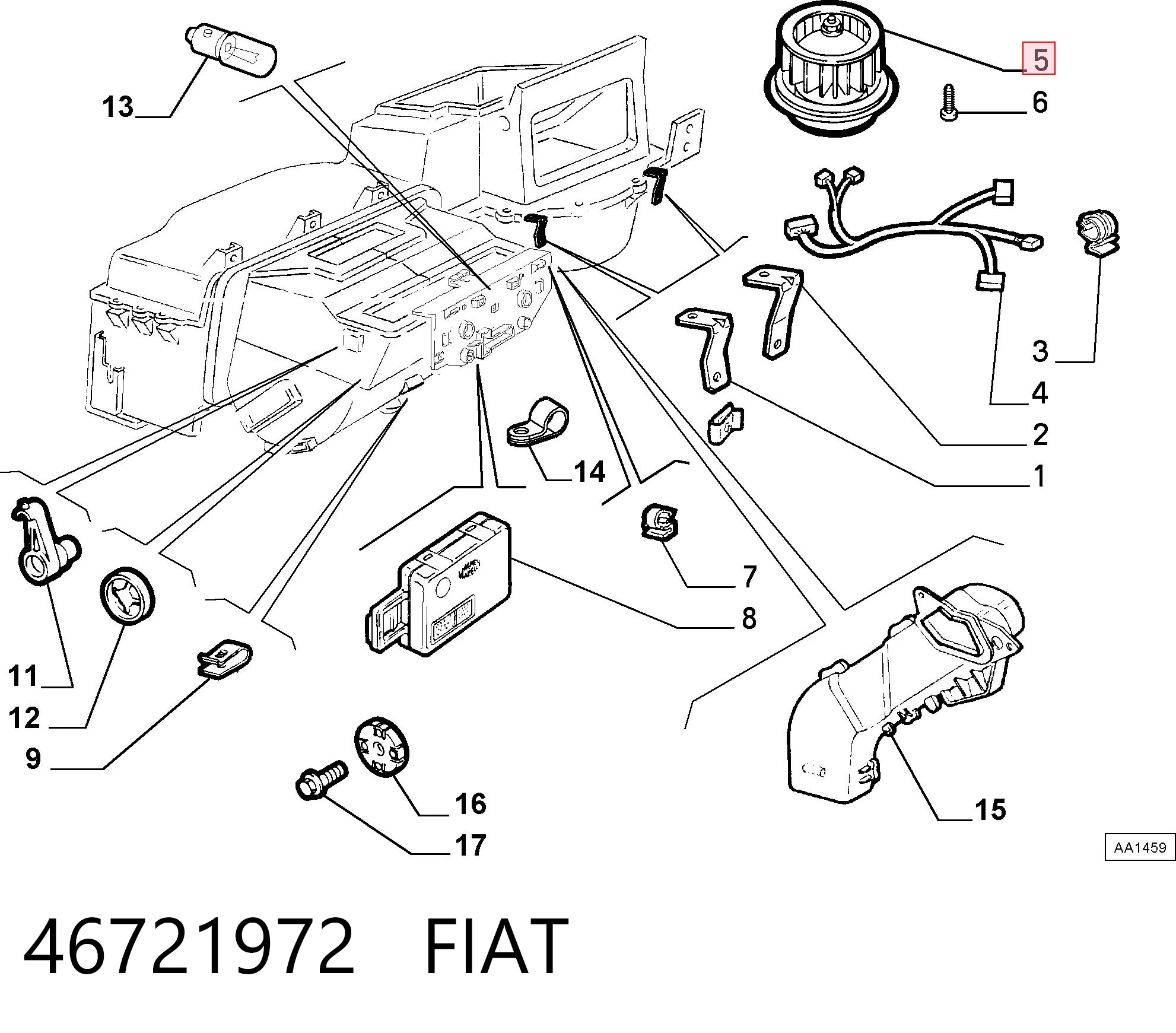 Comprar Ventilador habitáculo Fiat Tipo  160