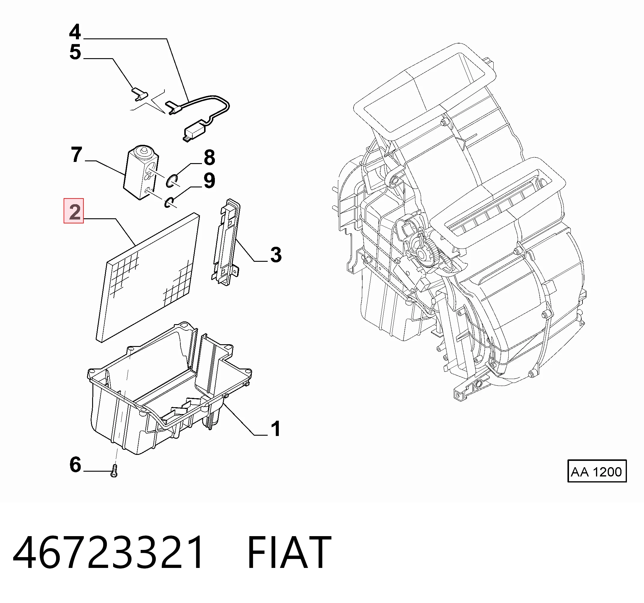 46723321 Fiat/Alfa/Lancia
