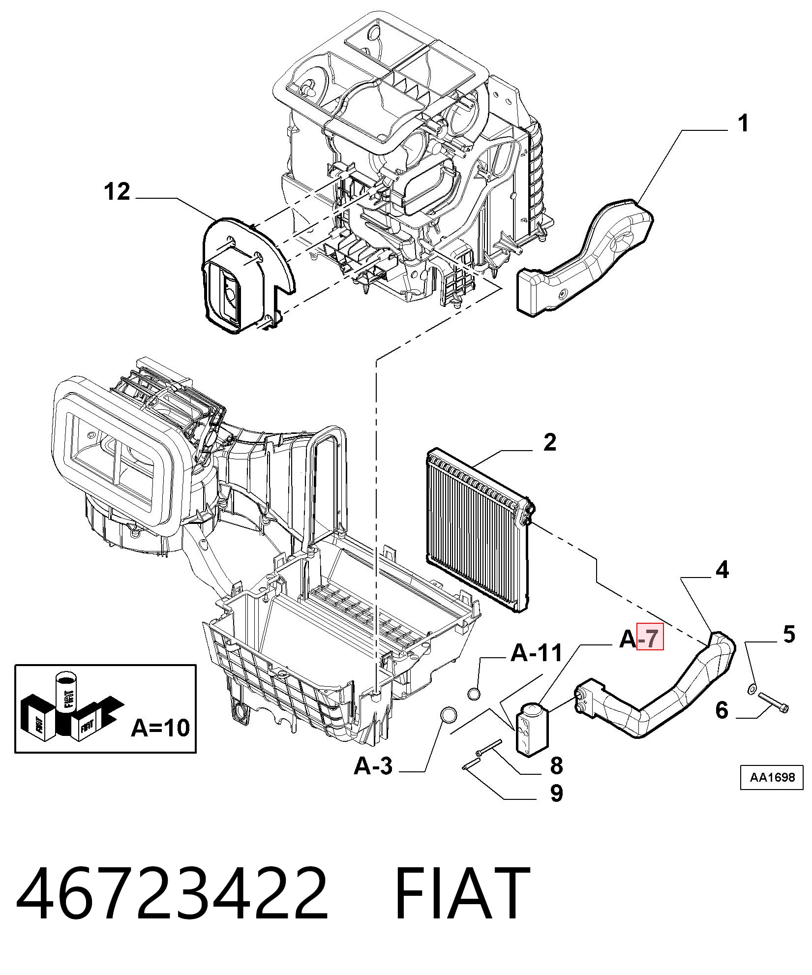 46723422 Fiat/Alfa/Lancia