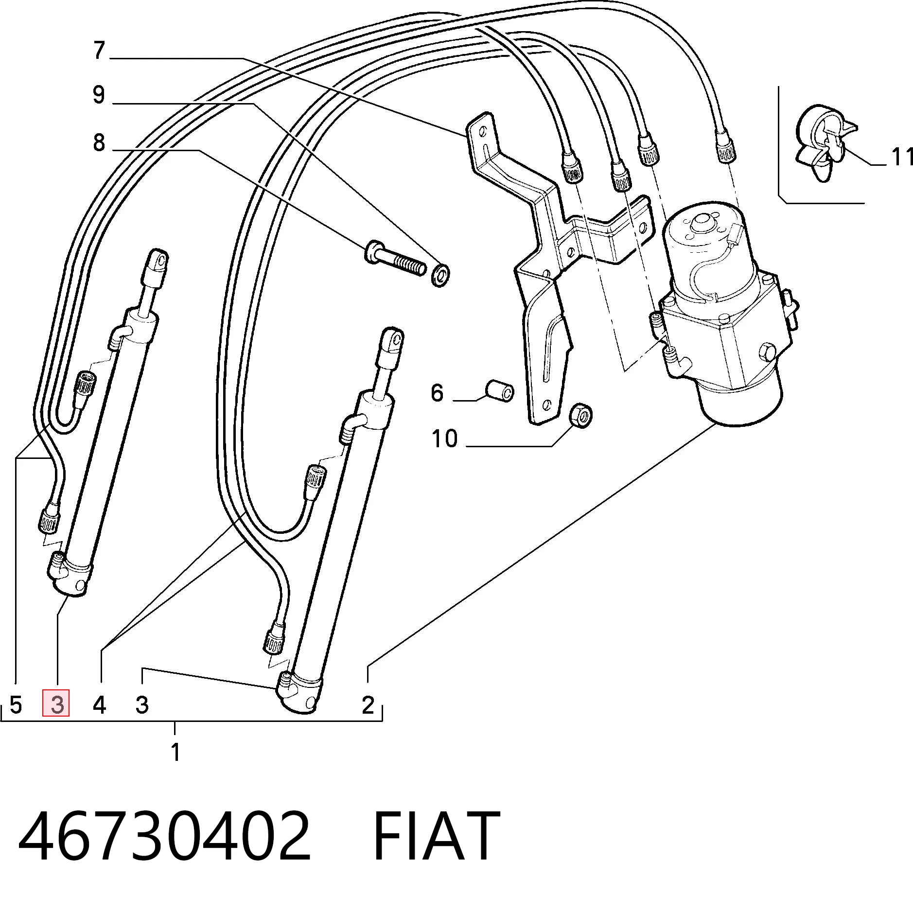 Comprar Amortiguador de capó Fiat Punto  176C a bajo precio