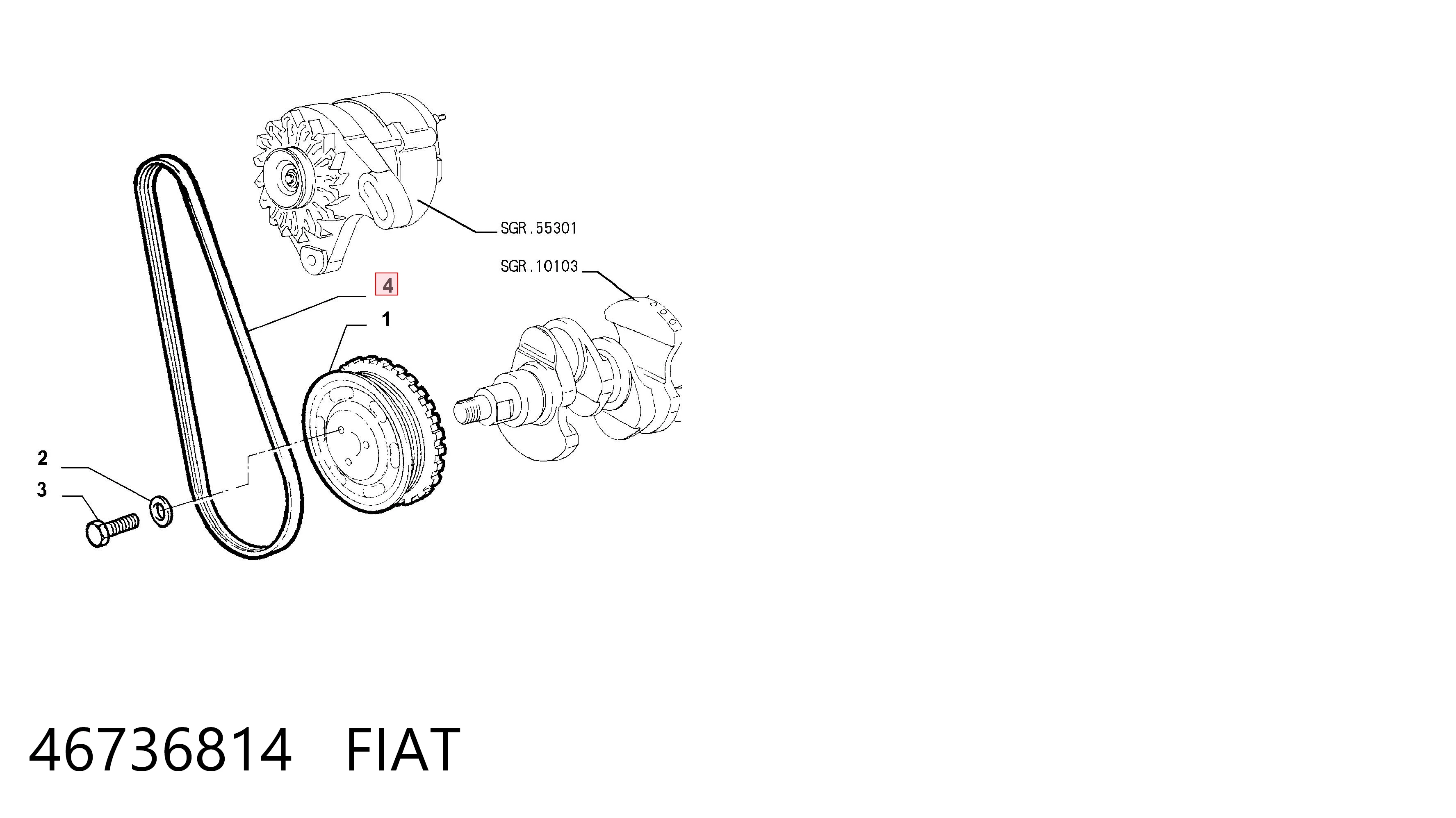 46736814 Fiat/Alfa/Lancia