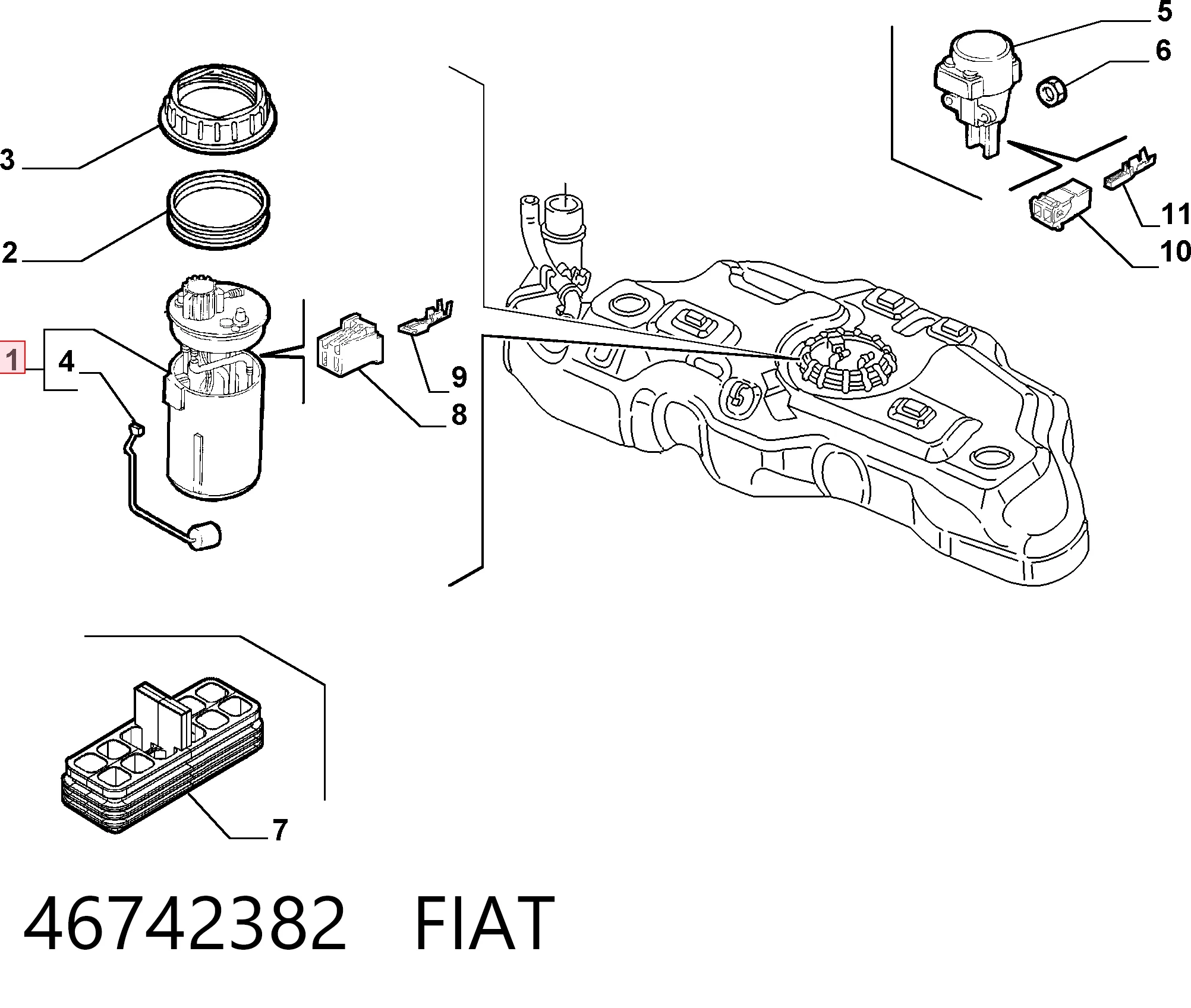 46742382 Fiat/Alfa/Lancia