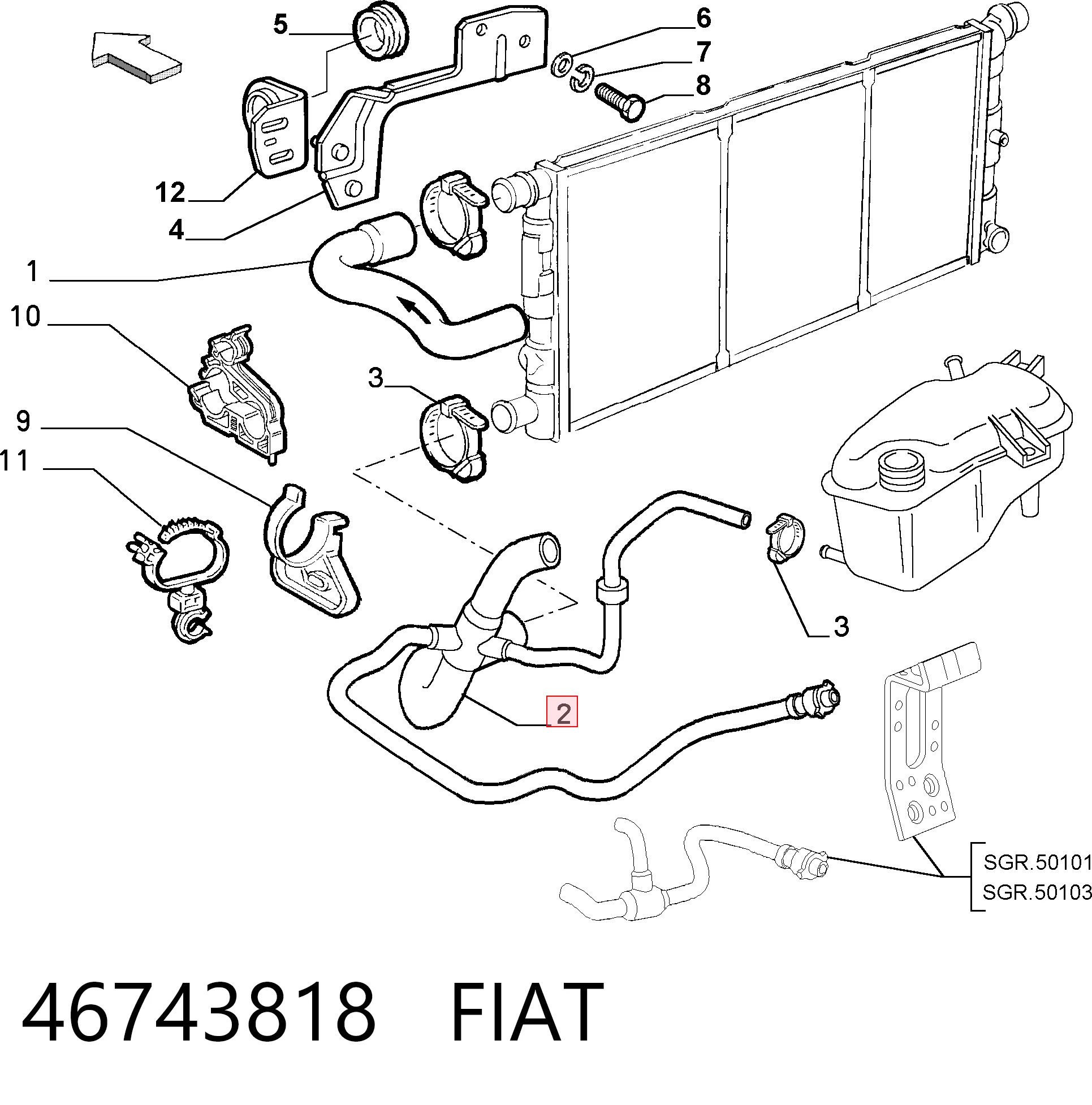 46743818 Fiat/Alfa/Lancia