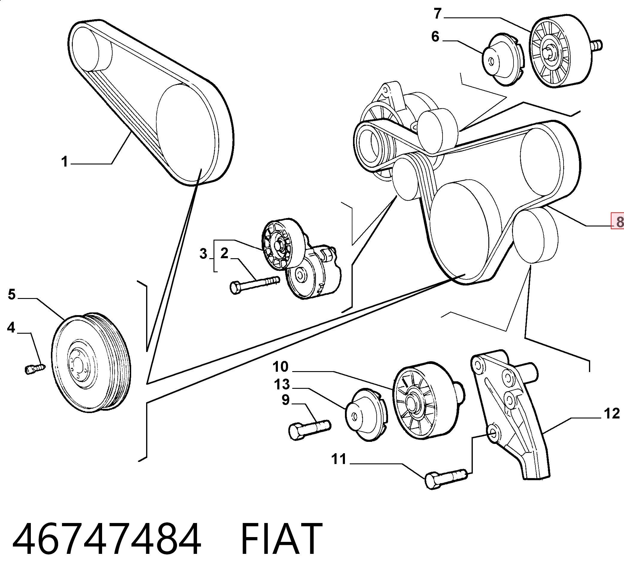 46747484 Fiat/Alfa/Lancia