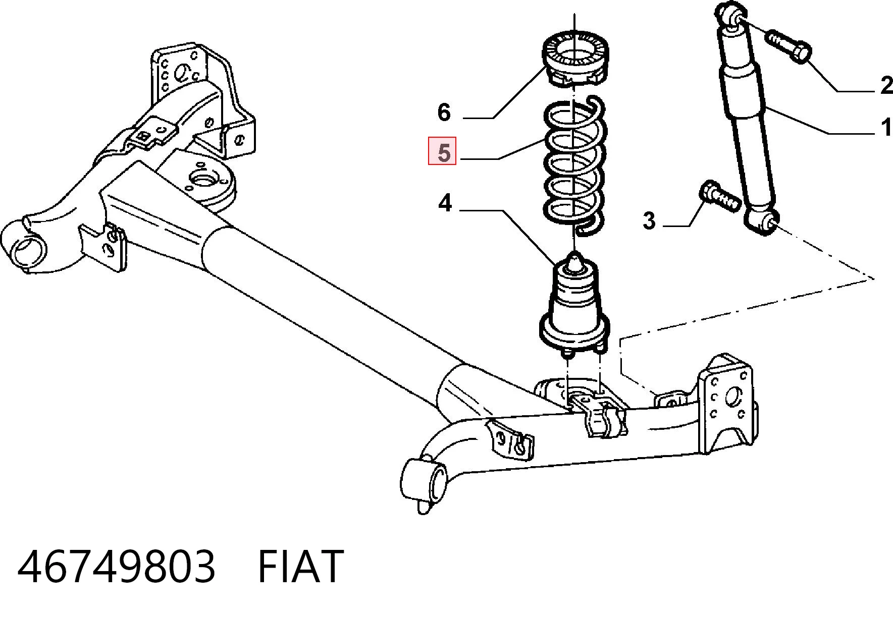 Muelle de suspensión Fiat Punto II hatchback comprar en España