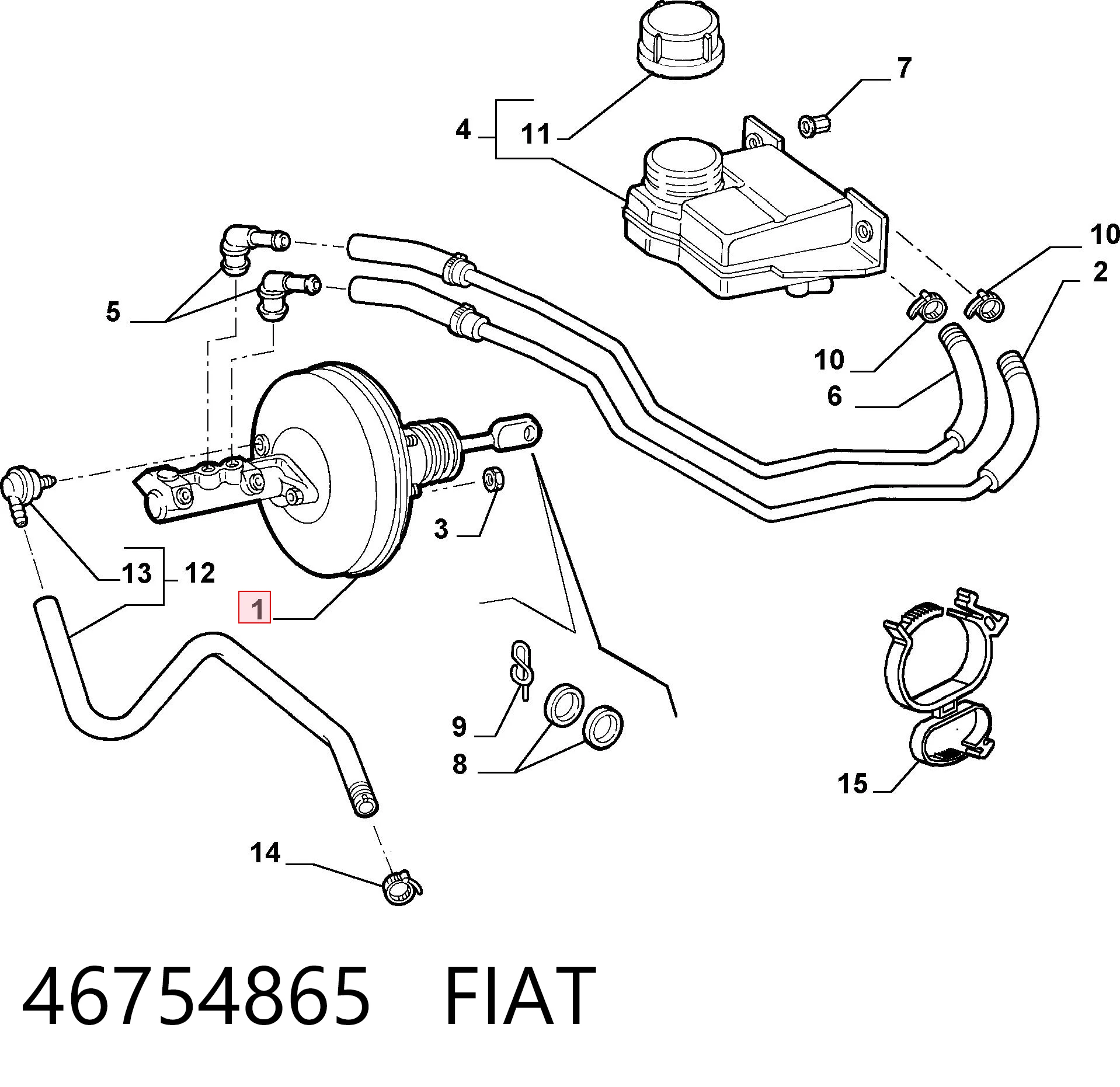 Servofreno para Fiat Punto GRAND 199