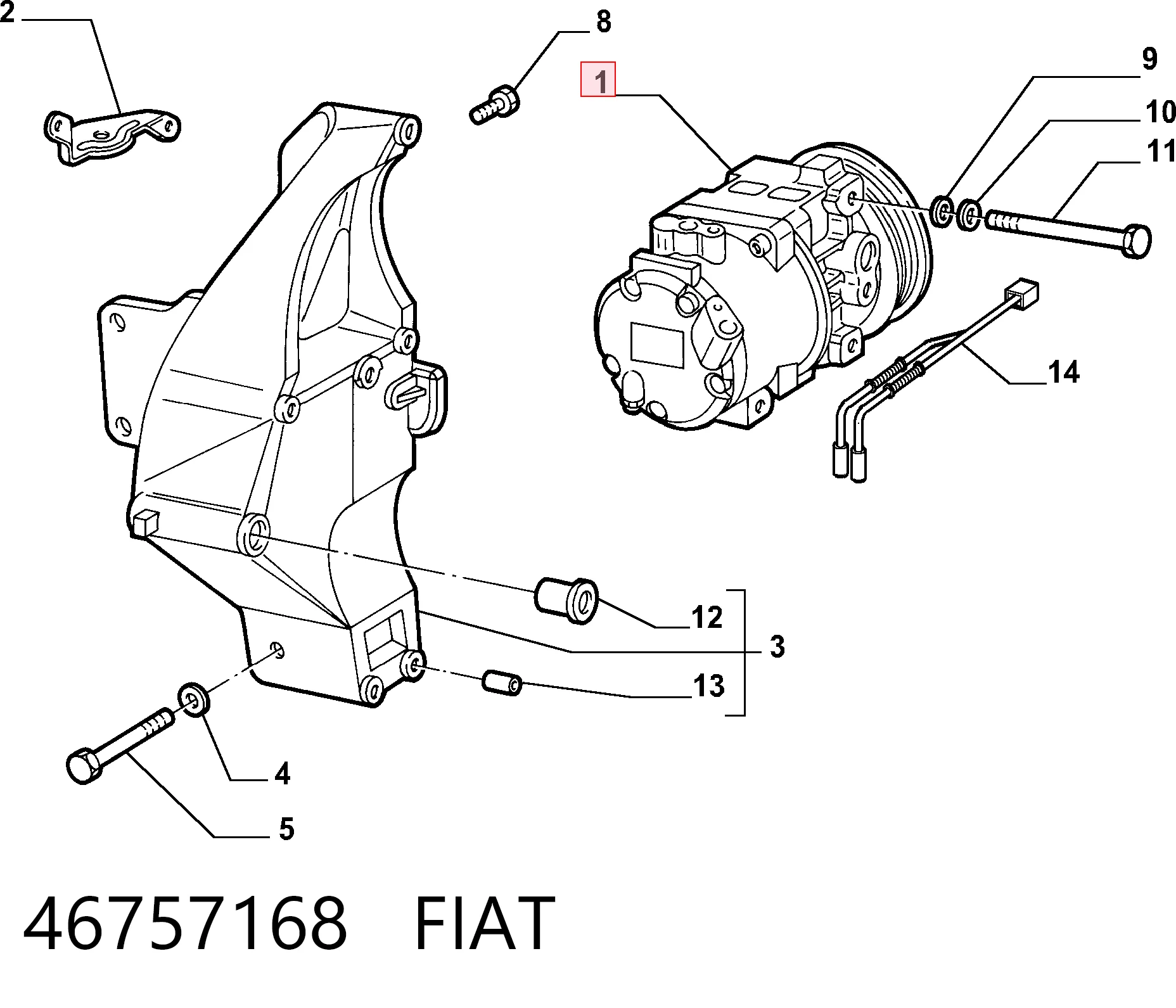 Precio del repuesto Compresor de ac Tipo  hatchback