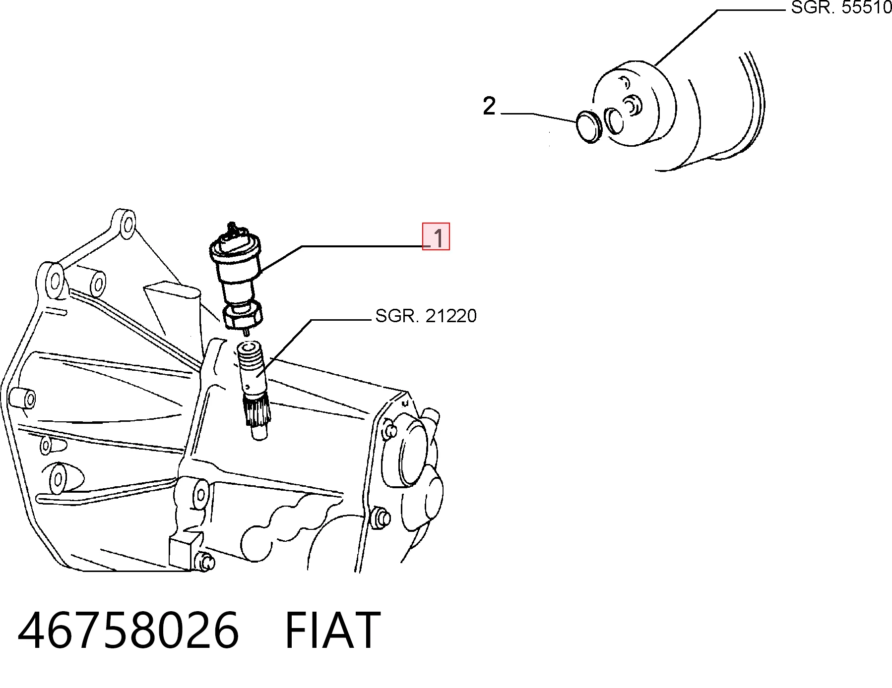 Sensor velocimetro Fiat Brava hatchback (182) (1995 - 2001) precio, desde 15,59 EUR