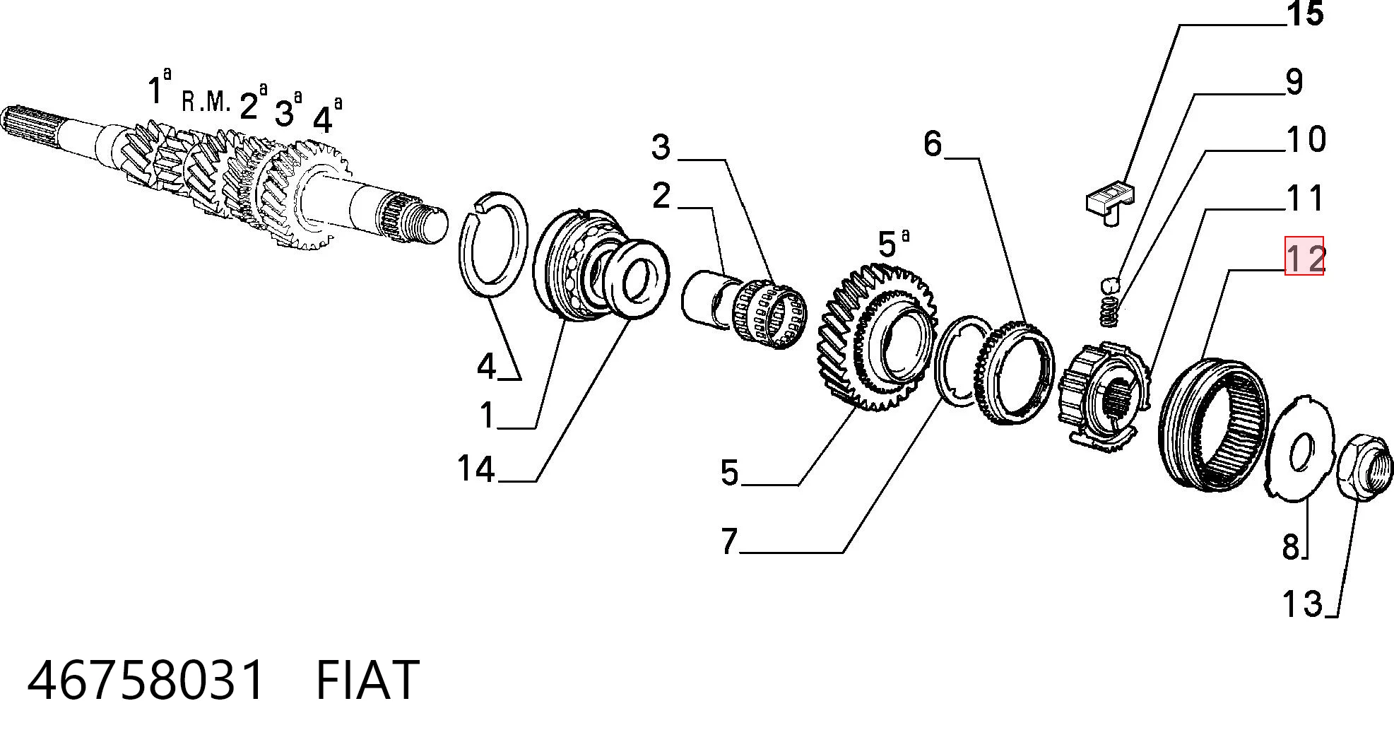 46758031 Fiat/Alfa/Lancia