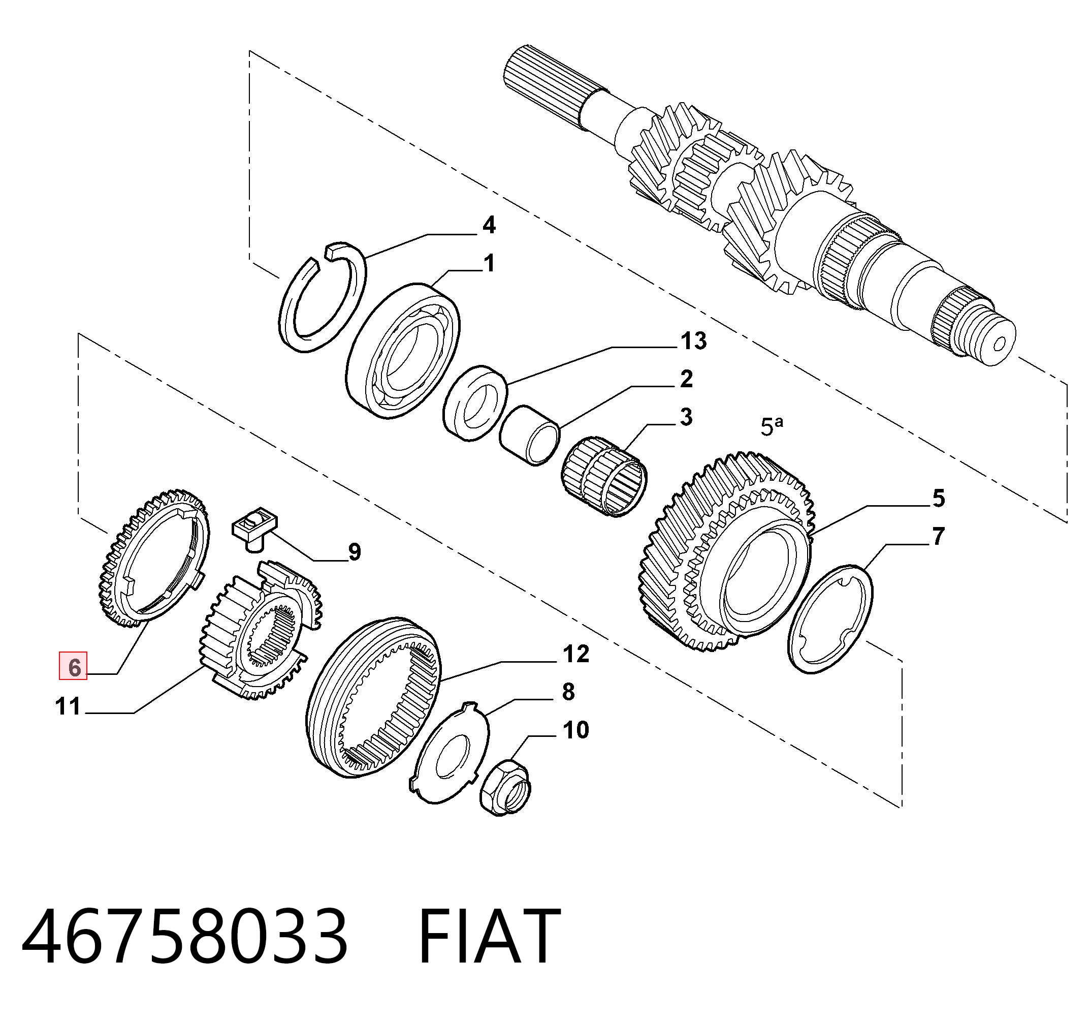 46758033 Fiat/Alfa/Lancia