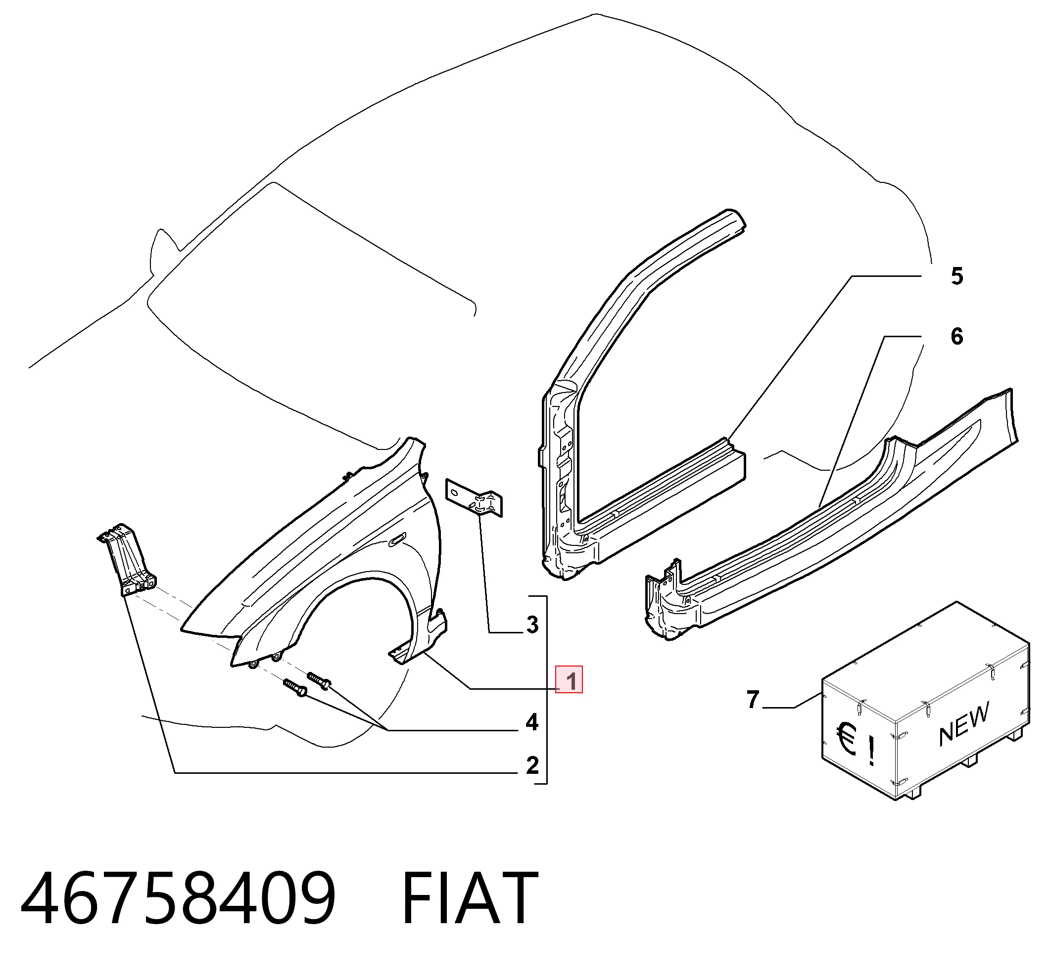 46758409 Fiat/Alfa/Lancia