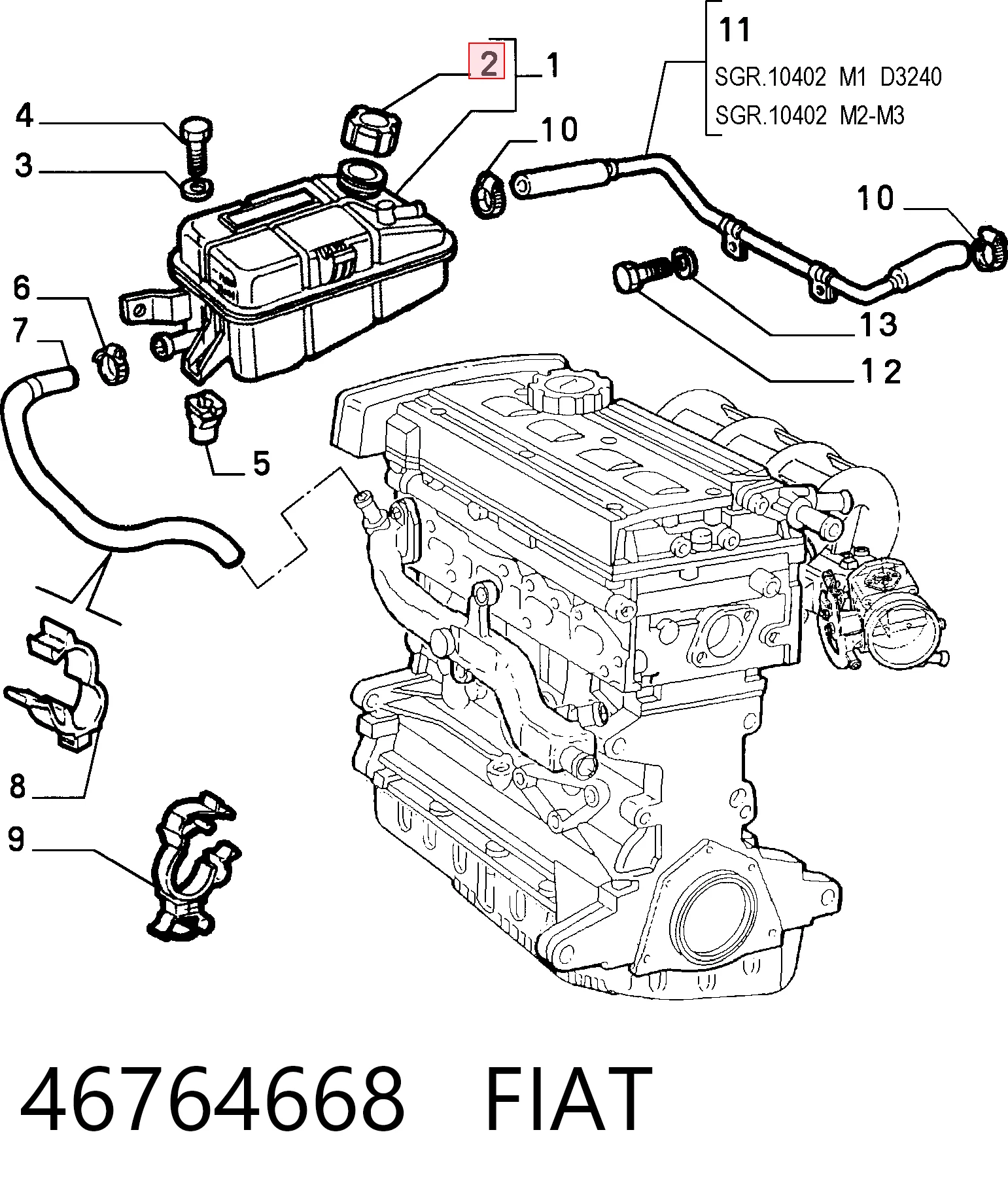 46764668 Fiat/Alfa/Lancia