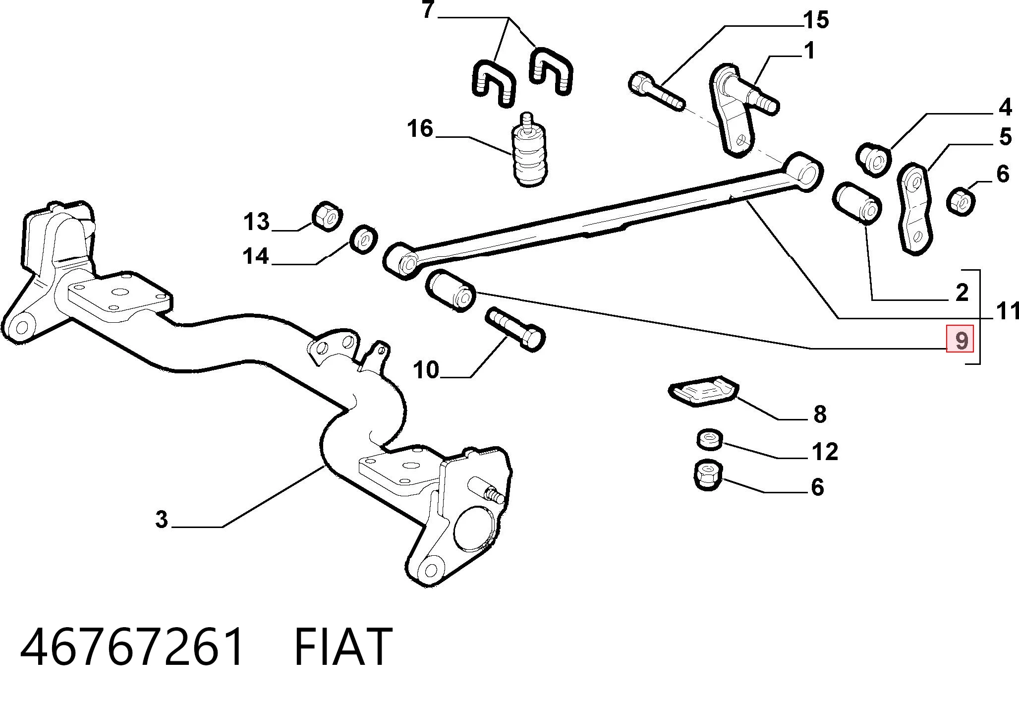46767261 Fiat/Alfa/Lancia