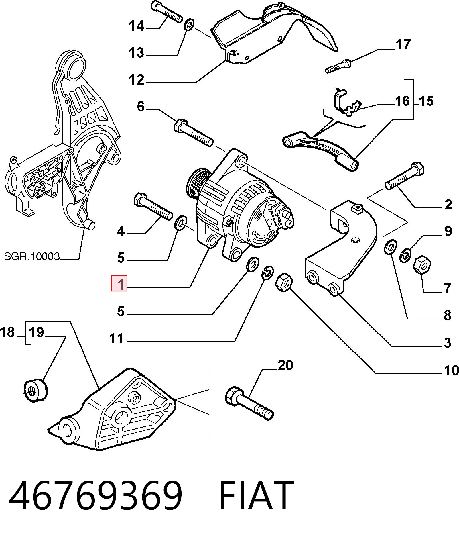 46769369 Fiat/Alfa/Lancia