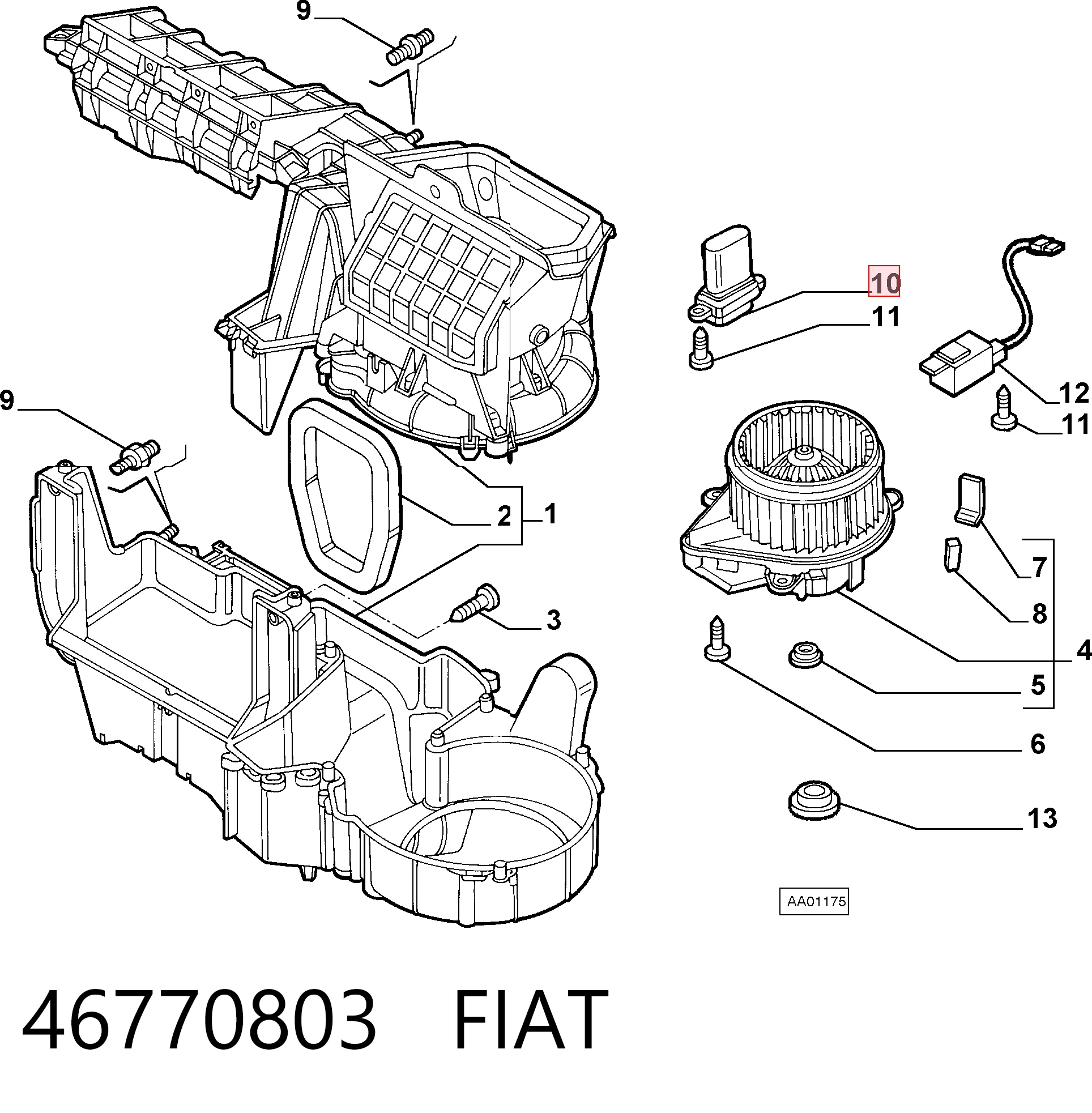 Resitencia, ventilador habitáculo Polcar 3022KST1