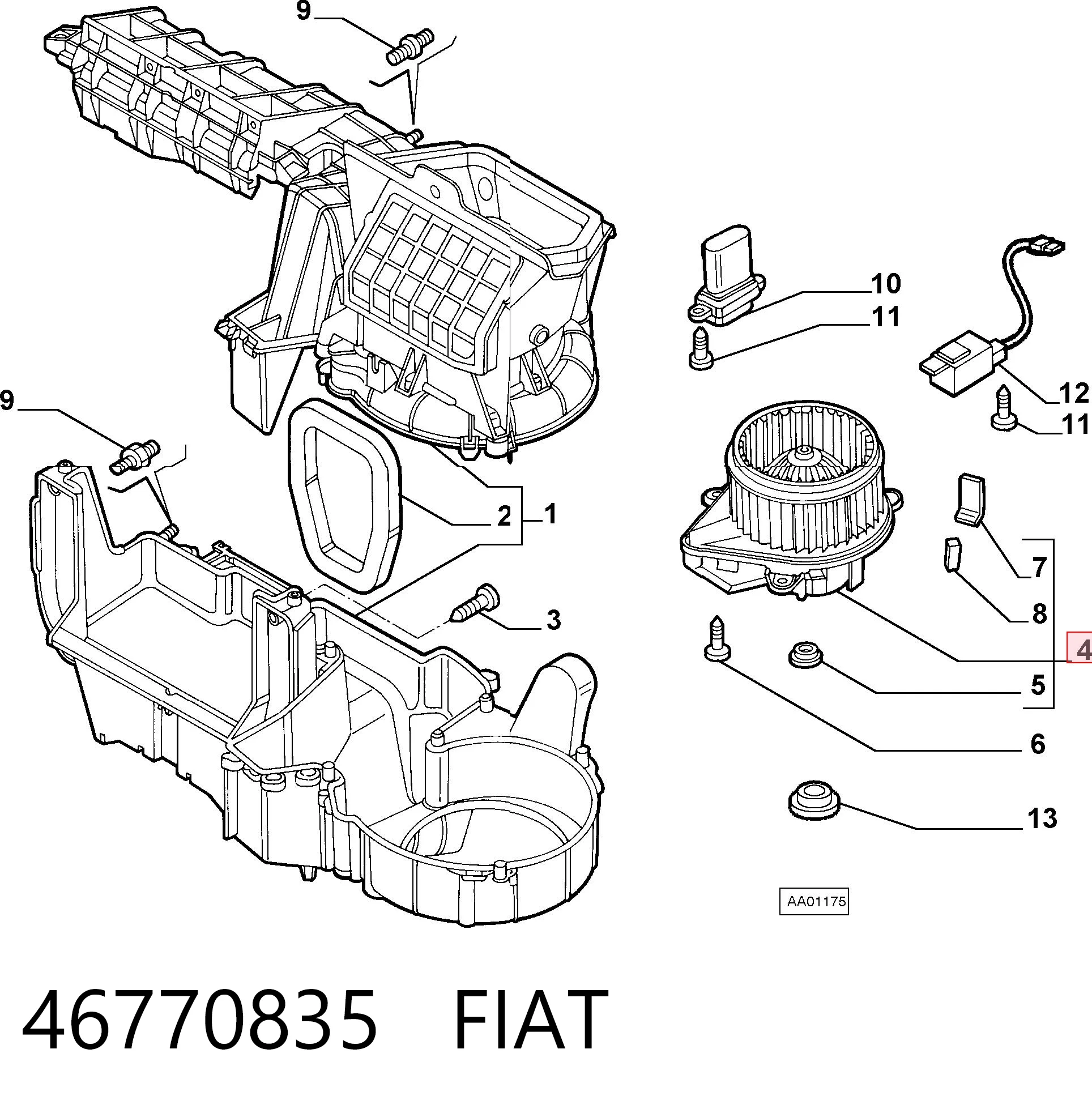 46770835 Fiat/Alfa/Lancia