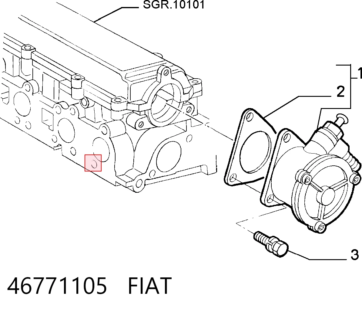 Depresor de freno  Fiat Stilo 