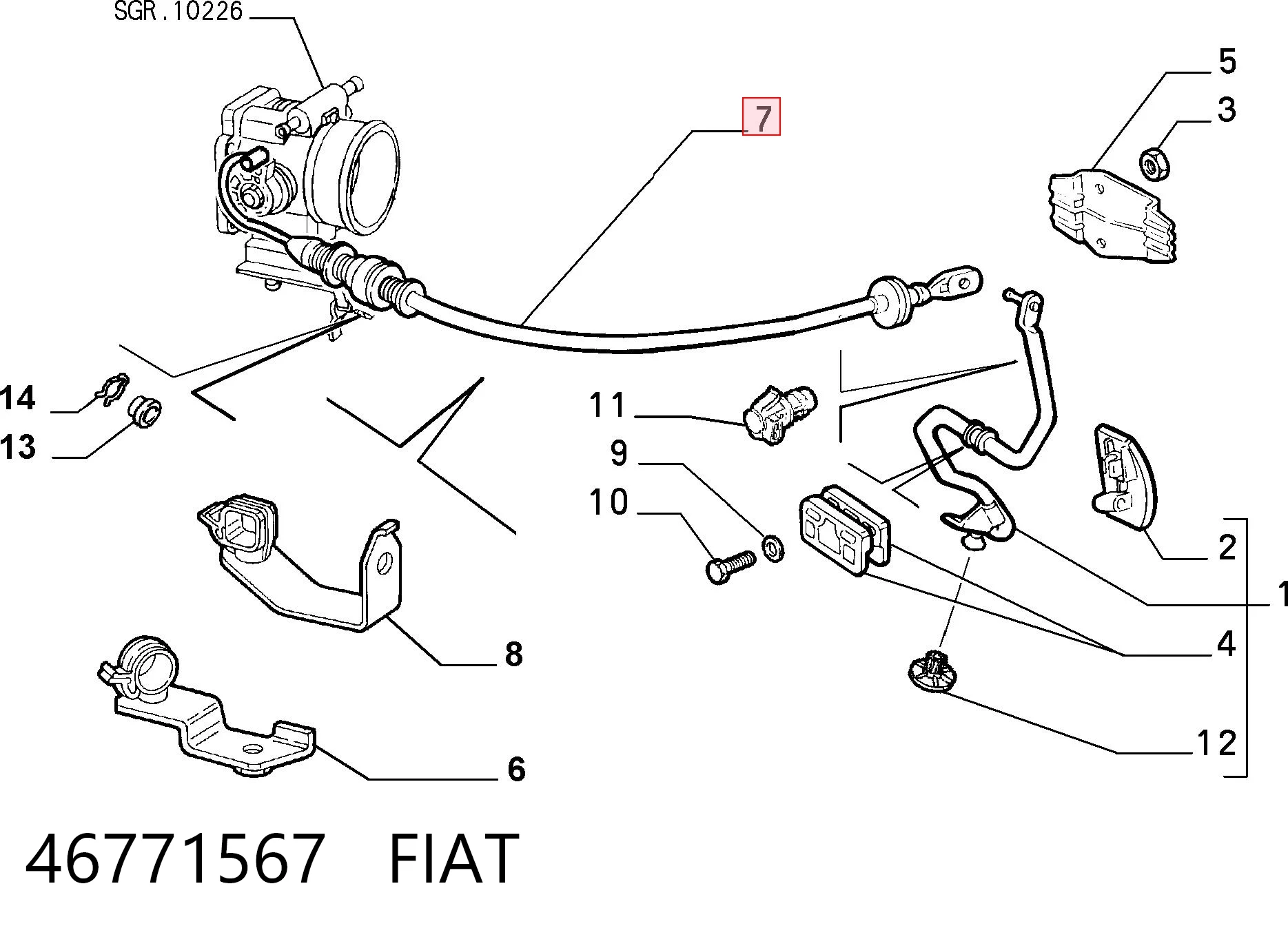 46771567 Fiat/Alfa/Lancia