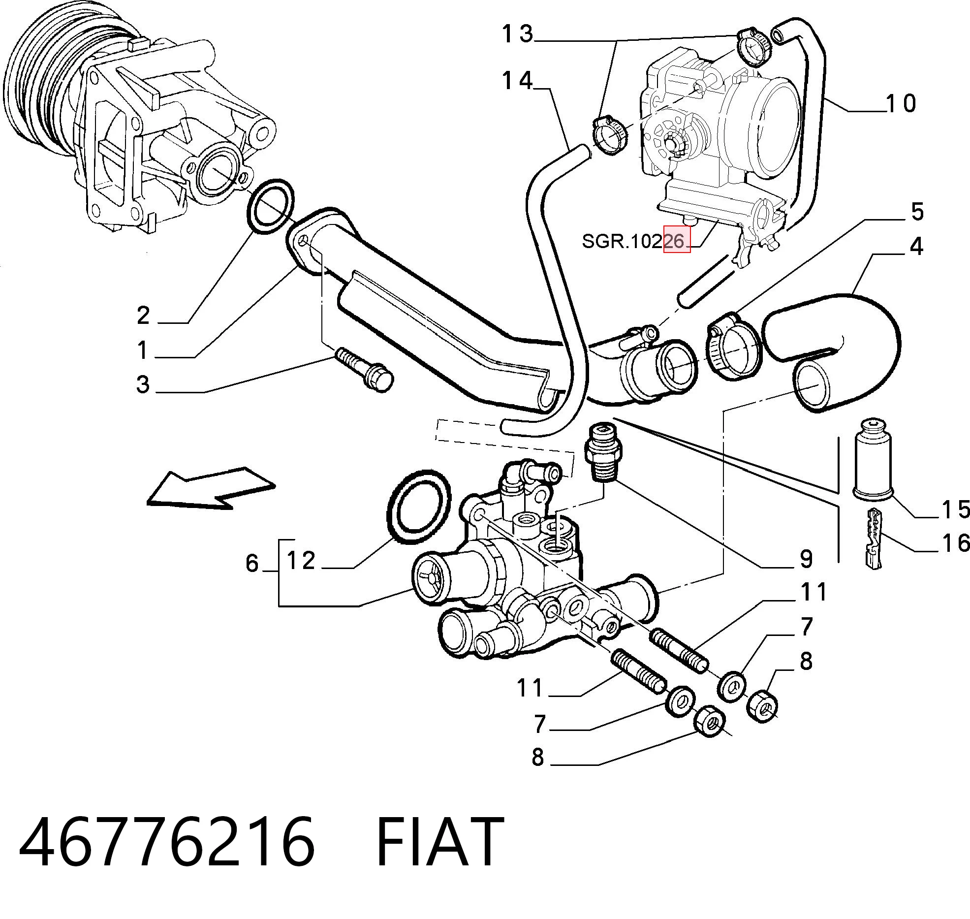 46776216 Fiat/Alfa/Lancia