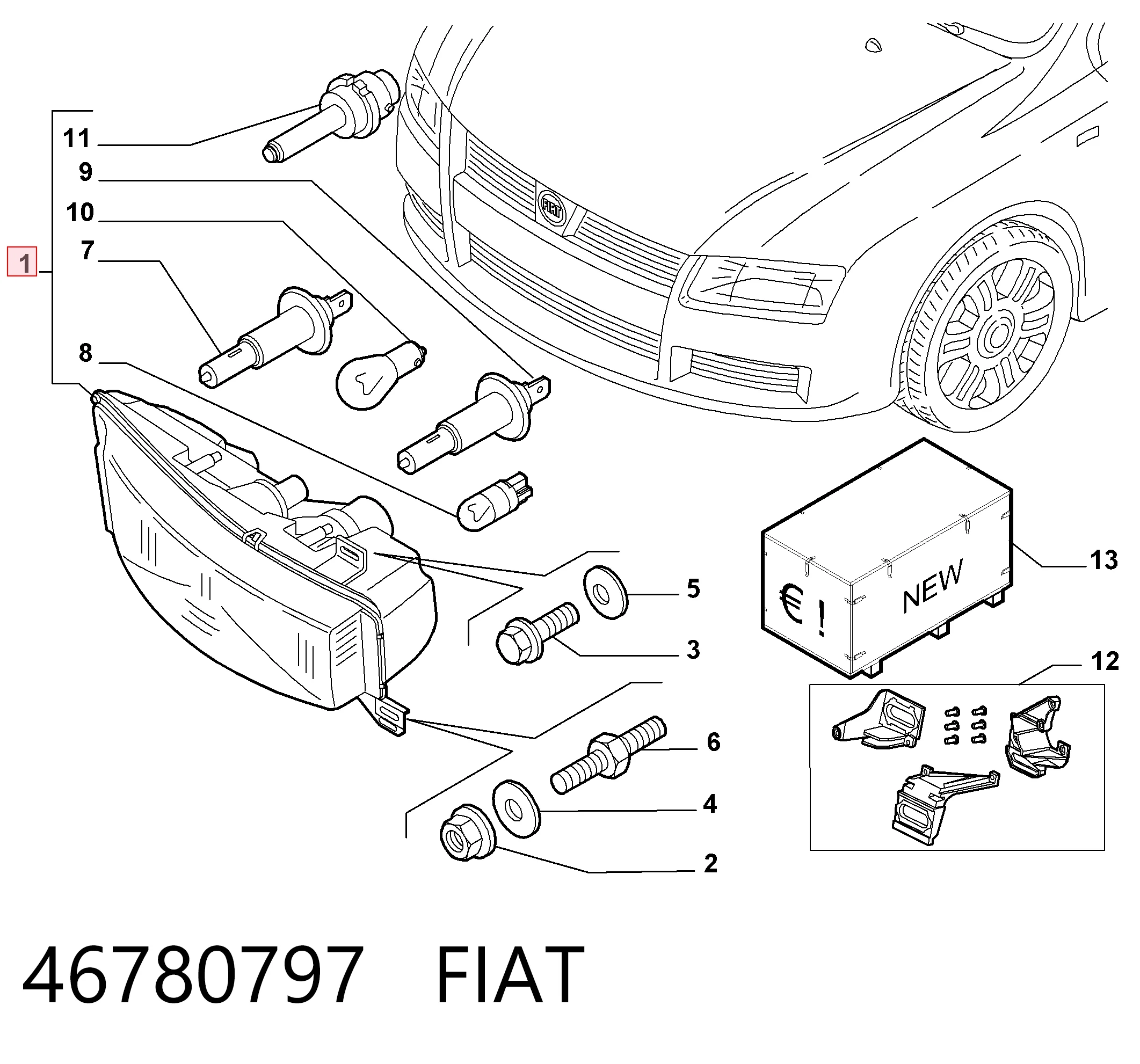 Comprar LPL052 Magneti Marelli Faro delantero izquierdo