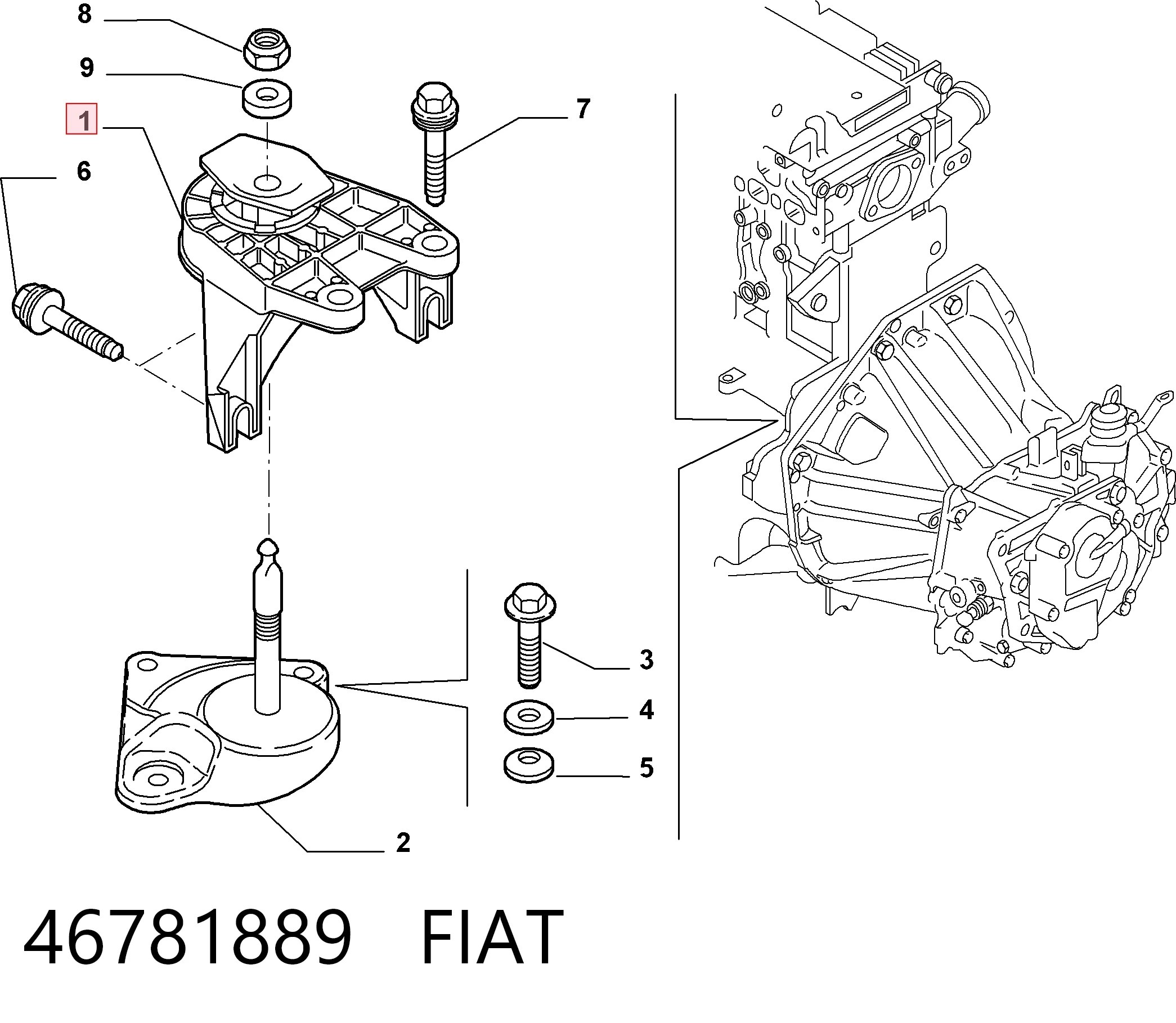 Soporte izquierdo del motor Corteco 49402518 precio, desde 47,44 EUR