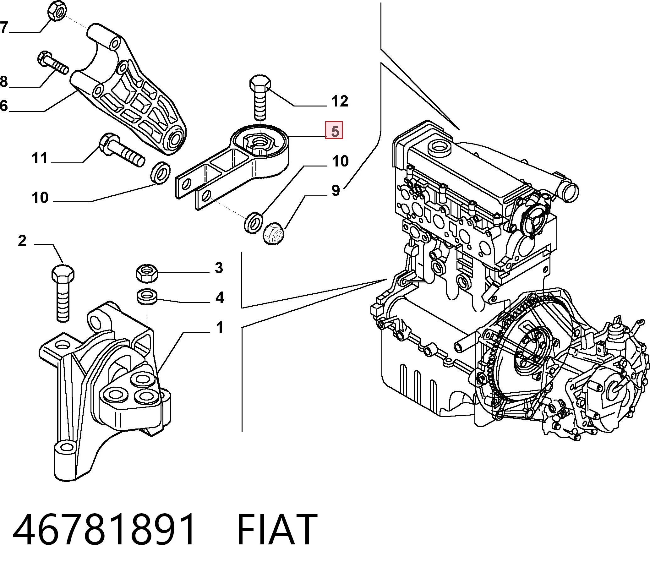 46781891 Fiat/Alfa/Lancia