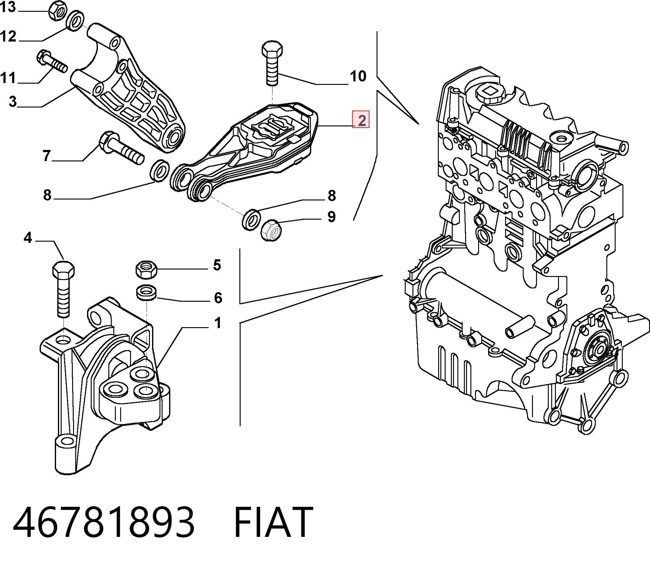 46781893 Fiat/Alfa/Lancia