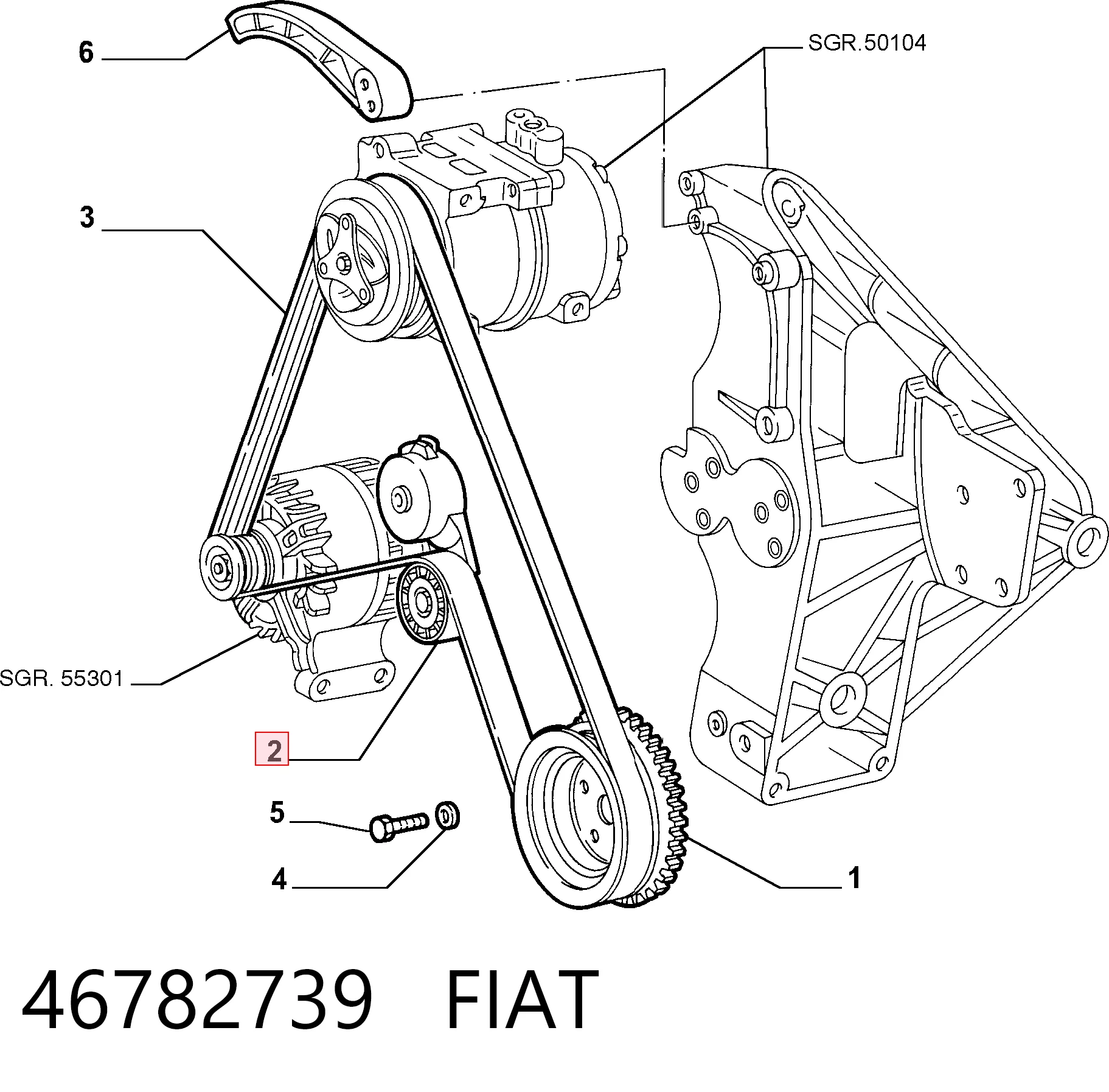 Tensor de correa accesorios Fiat Palio  desde 33,75 €