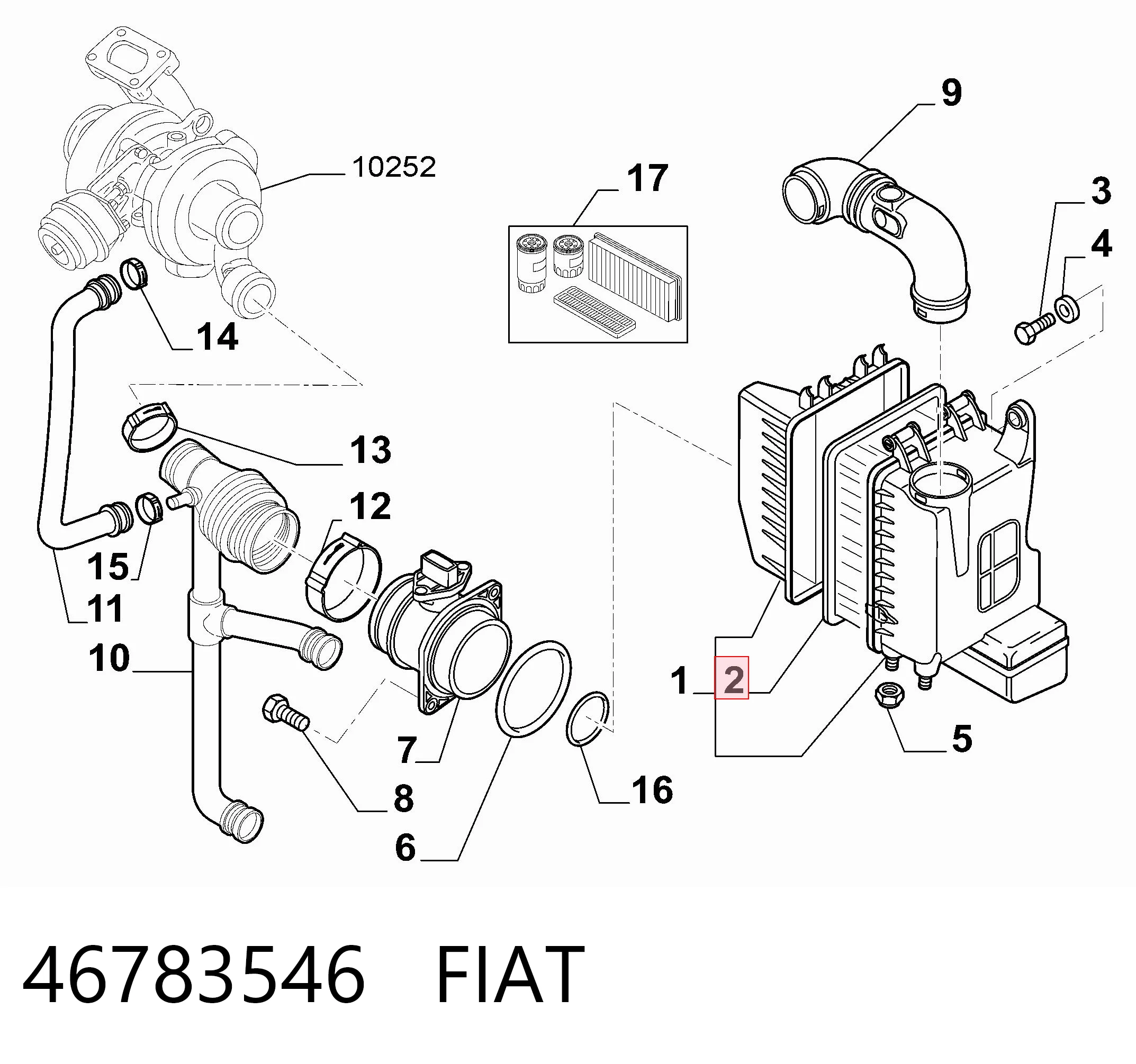 46783546 Fiat/Alfa/Lancia