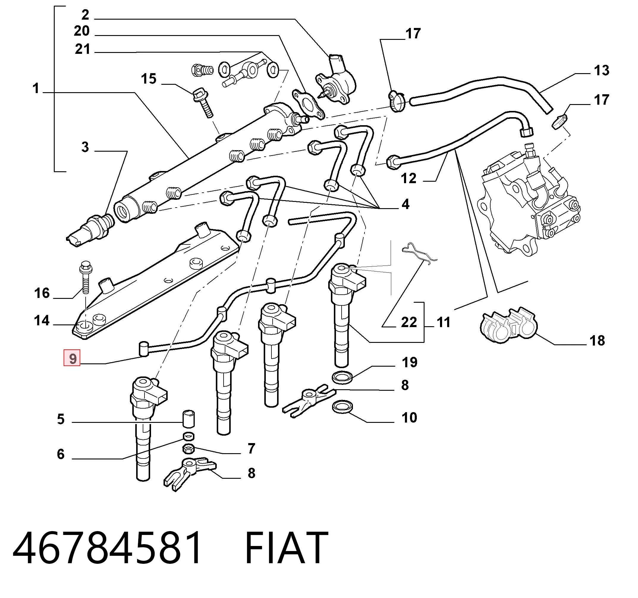 46784581 Fiat/Alfa/Lancia