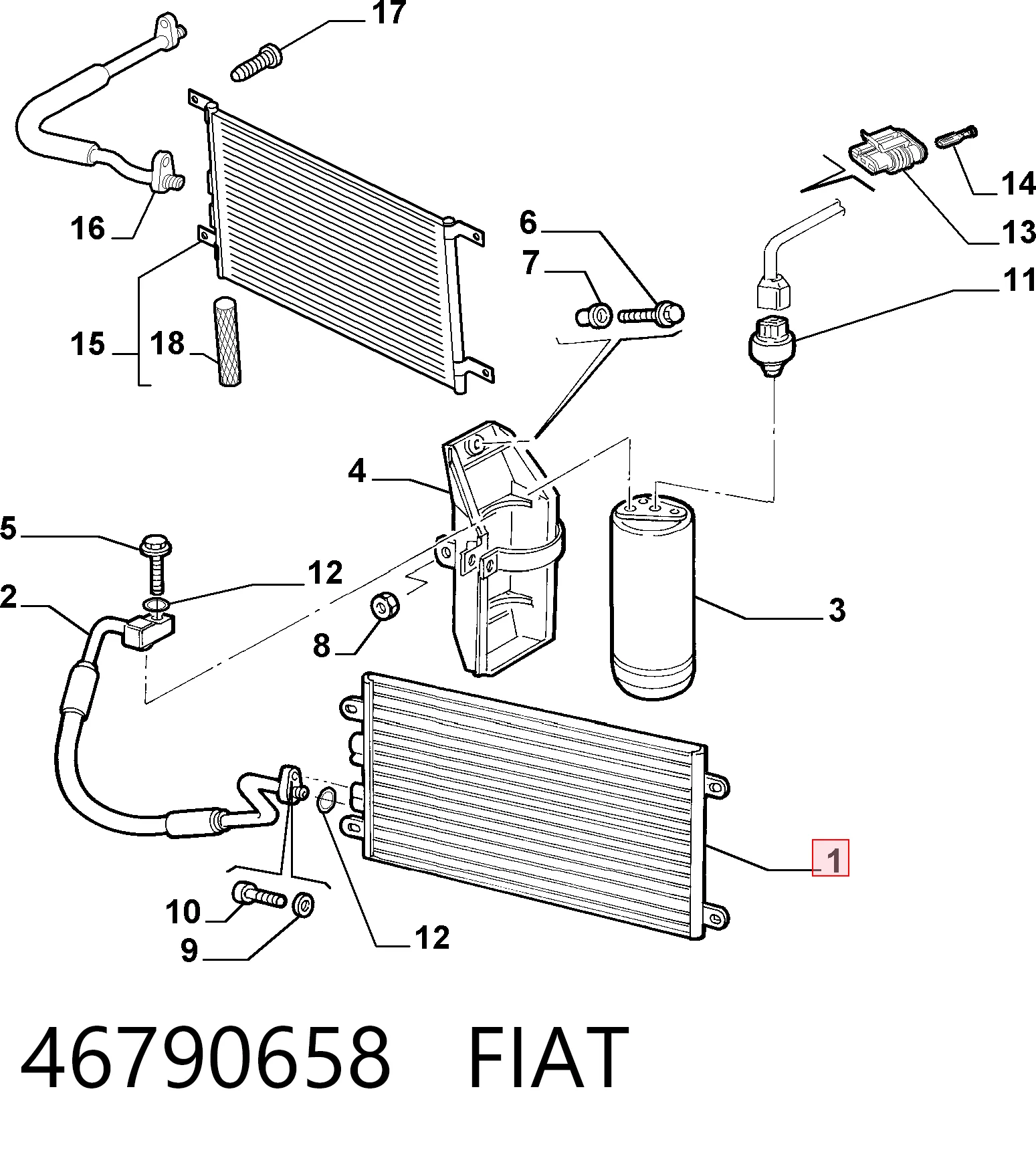 46790658 Fiat/Alfa/Lancia