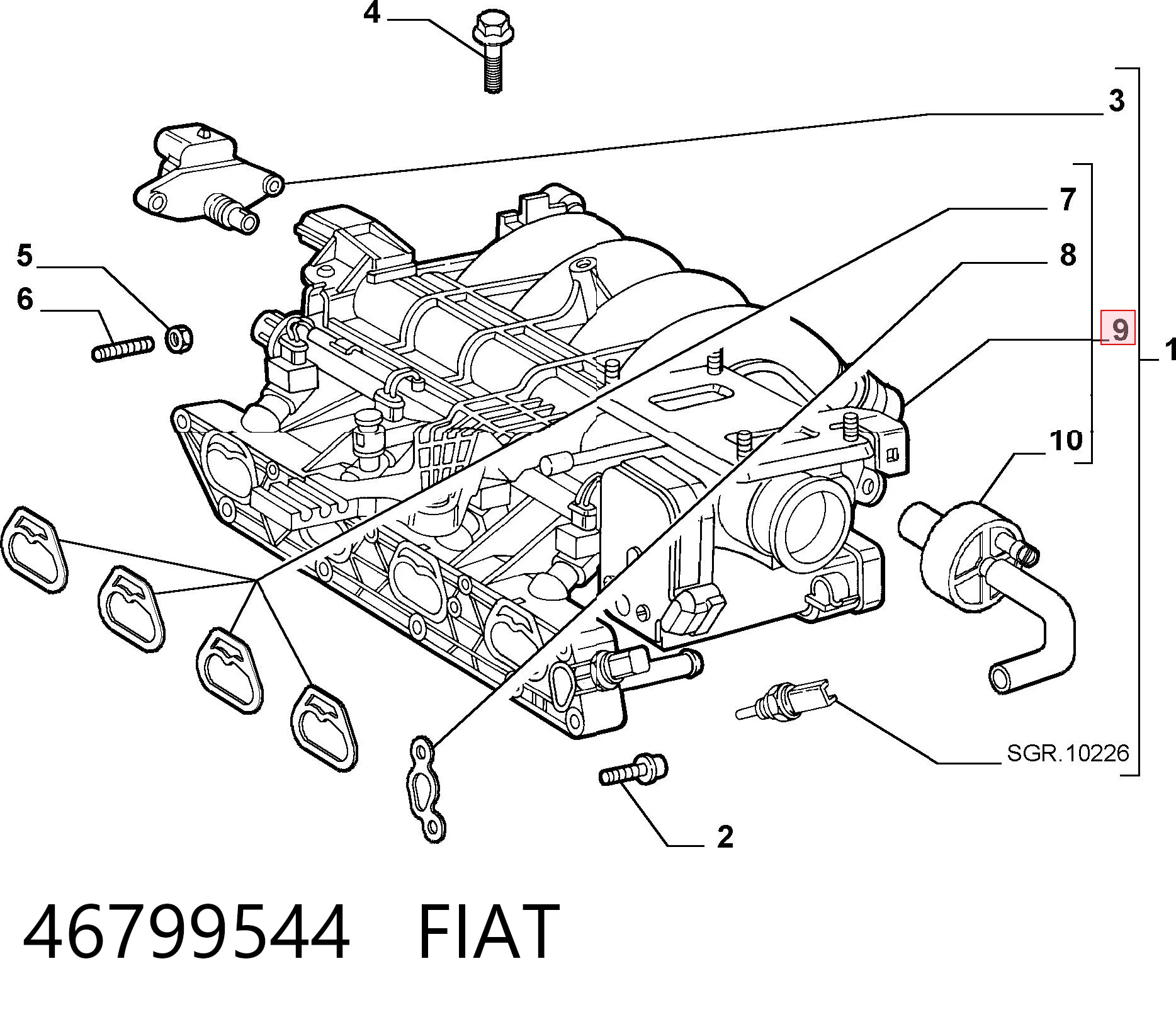 Comprar Colector de admisión Fiat Palio  178DX a bajo precio