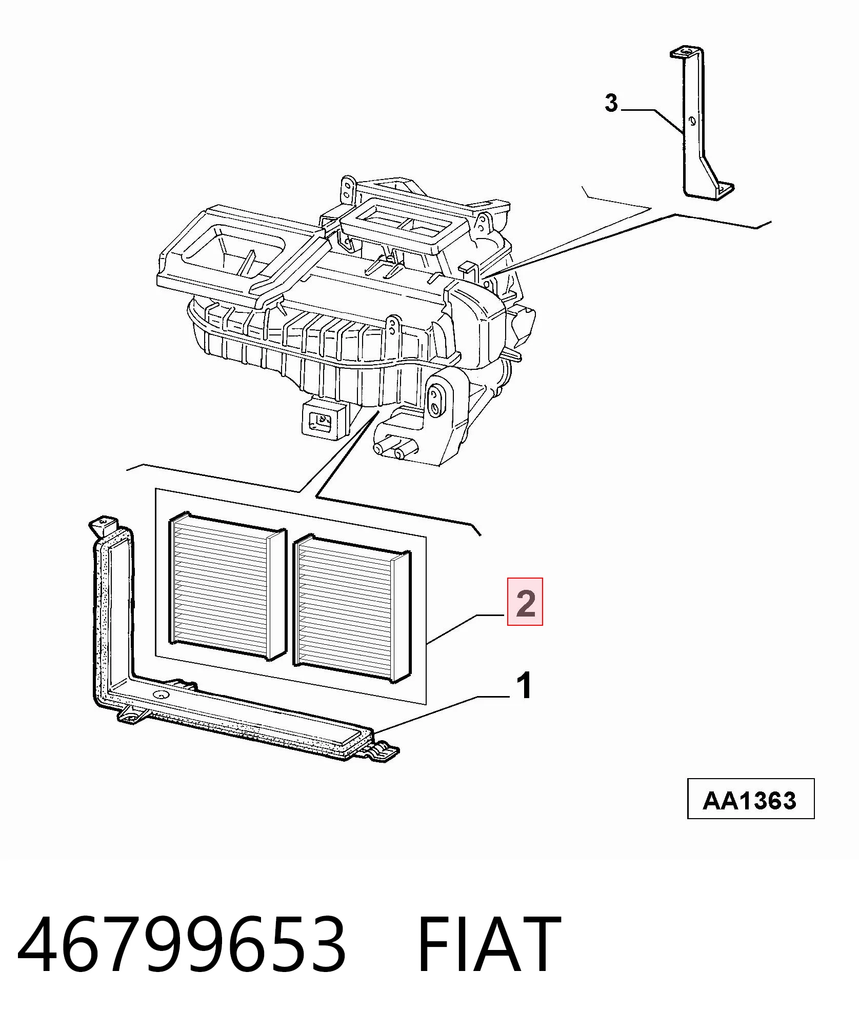 Comprar Filtro de habitáculo Alfa Romeo 147  937 a bajo precio