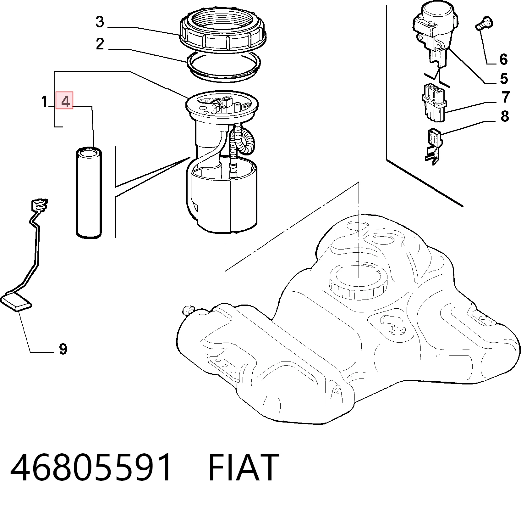 Indicador de nivel de combustible Alfa Romeo 146 hatchback (930) (1994 - 2001) precio, desde 30,16 EUR