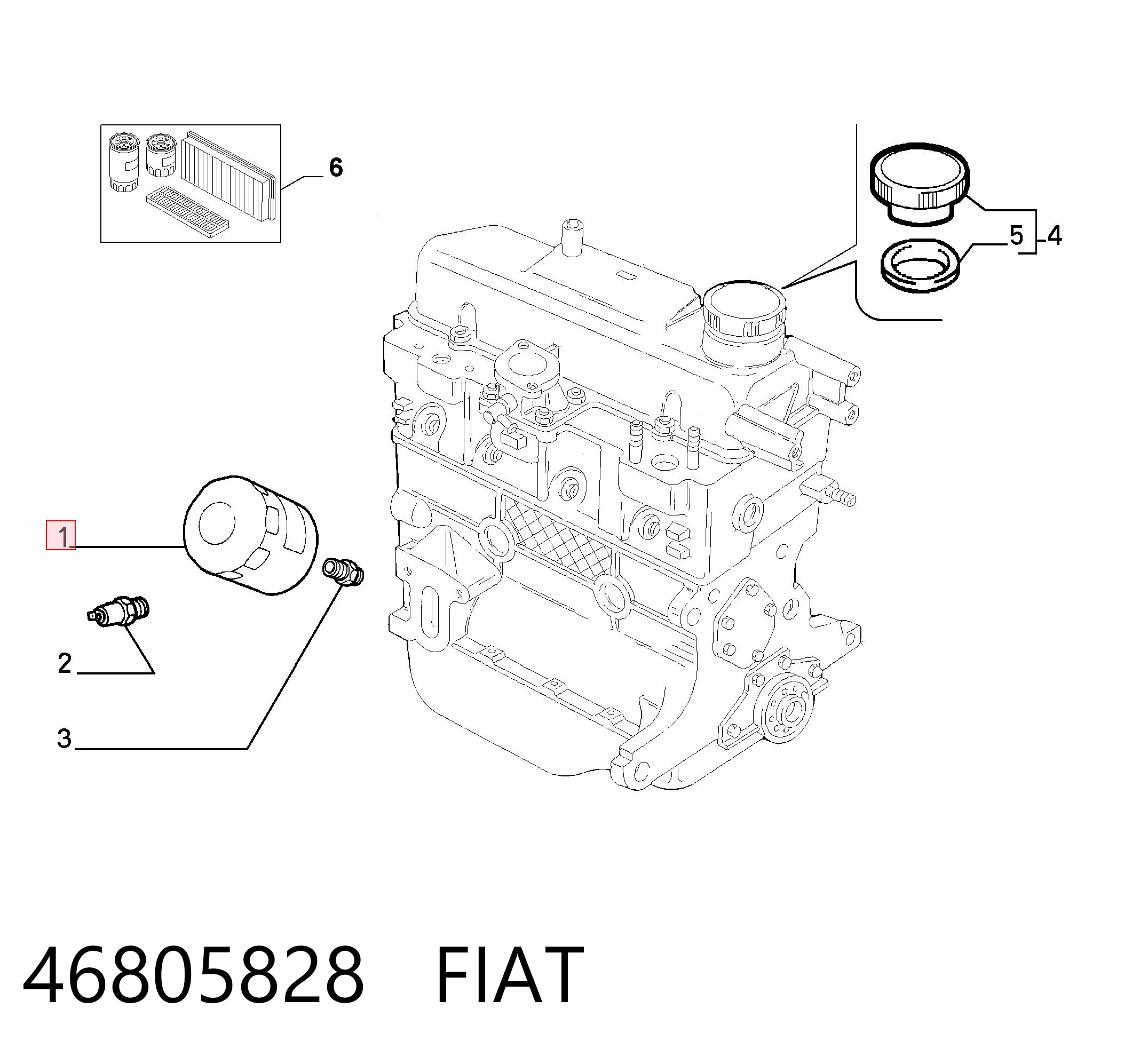 46805828 Fiat/Alfa/Lancia