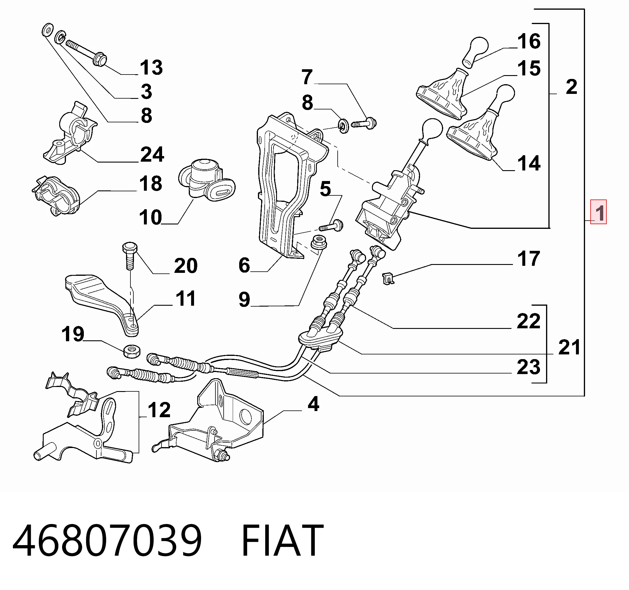 46807039 Fiat/Alfa/Lancia