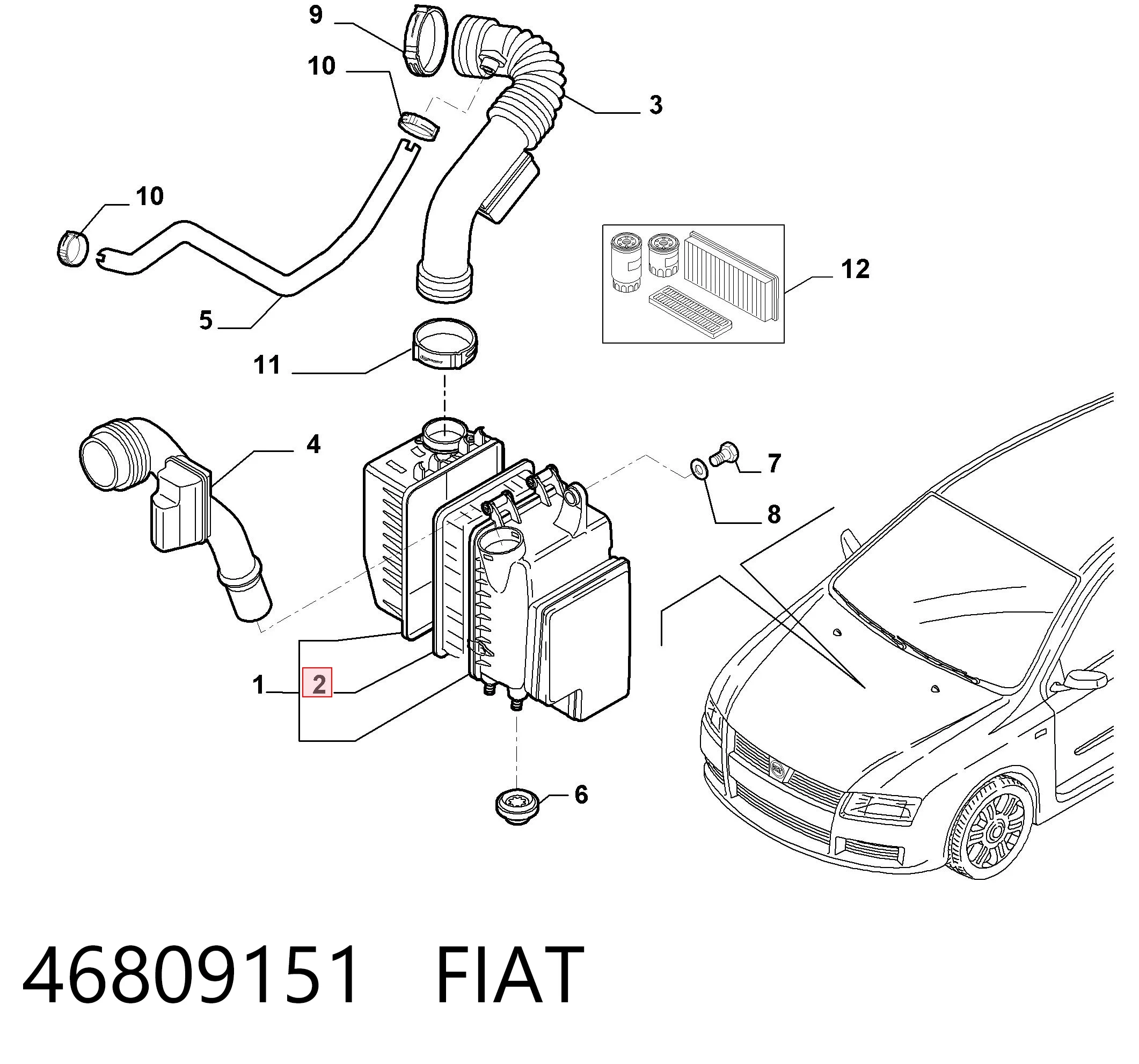 46809151 Fiat/Alfa/Lancia