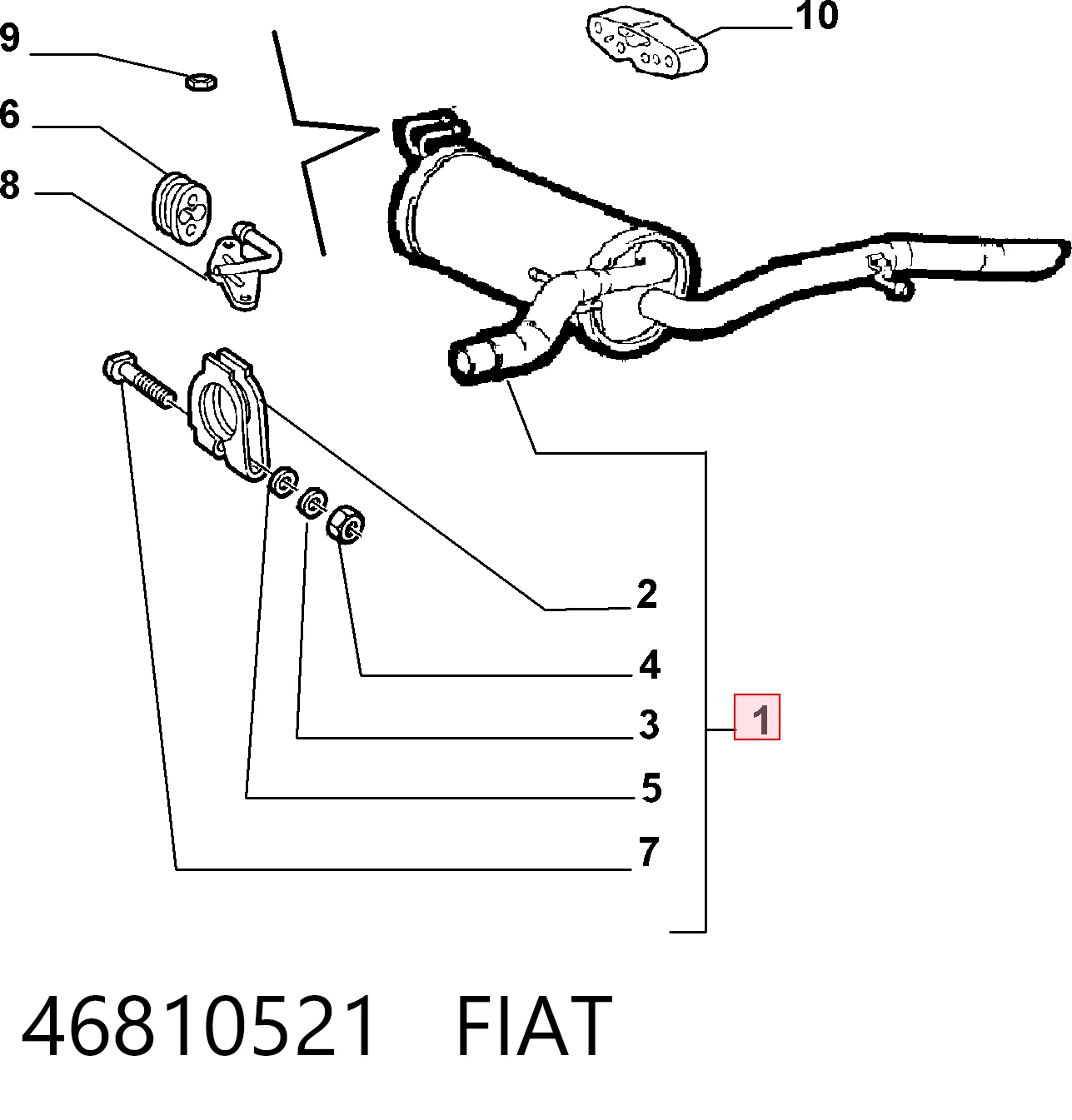 46810521 Fiat/Alfa/Lancia