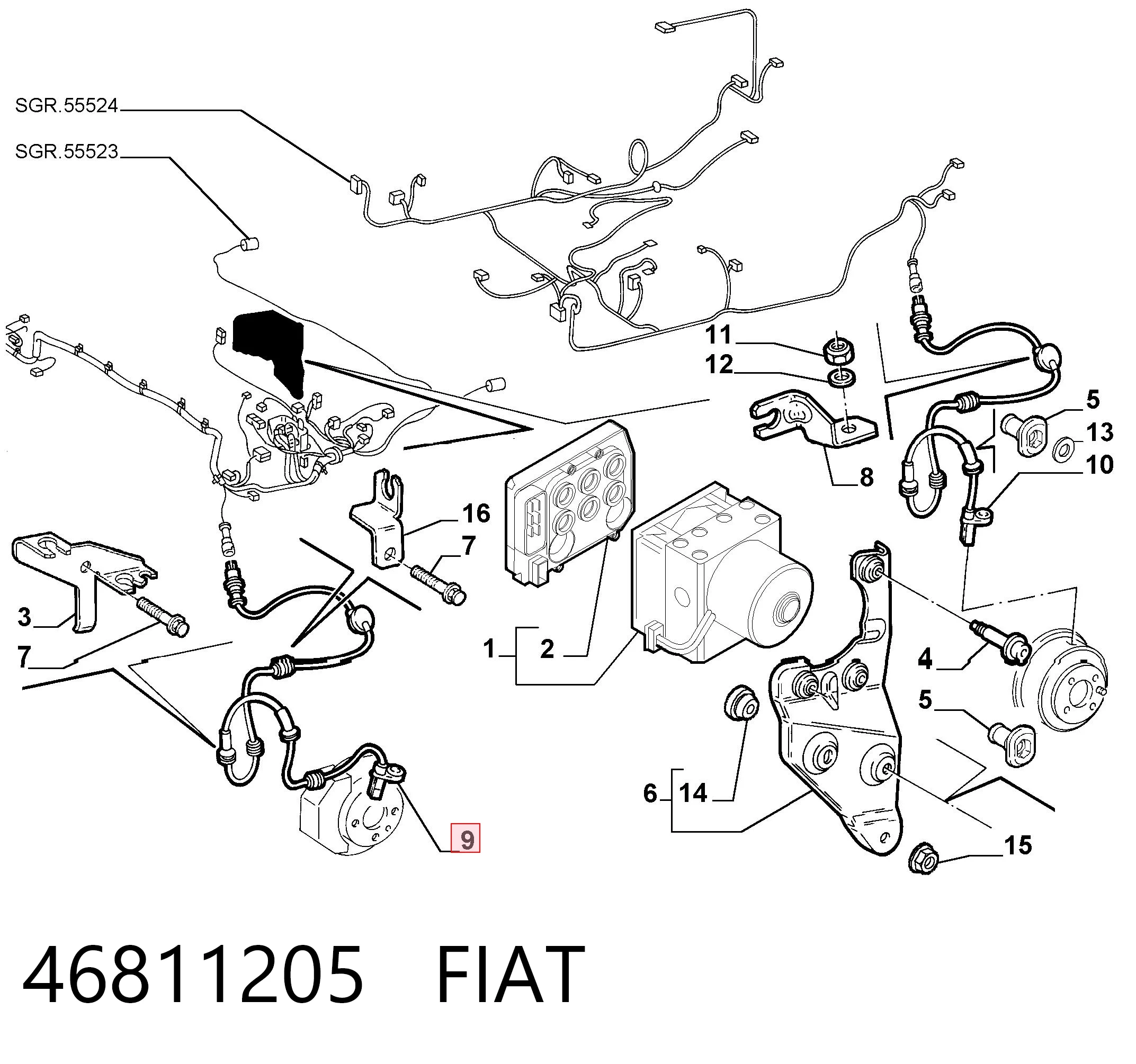 46811205 Fiat/Alfa/Lancia
