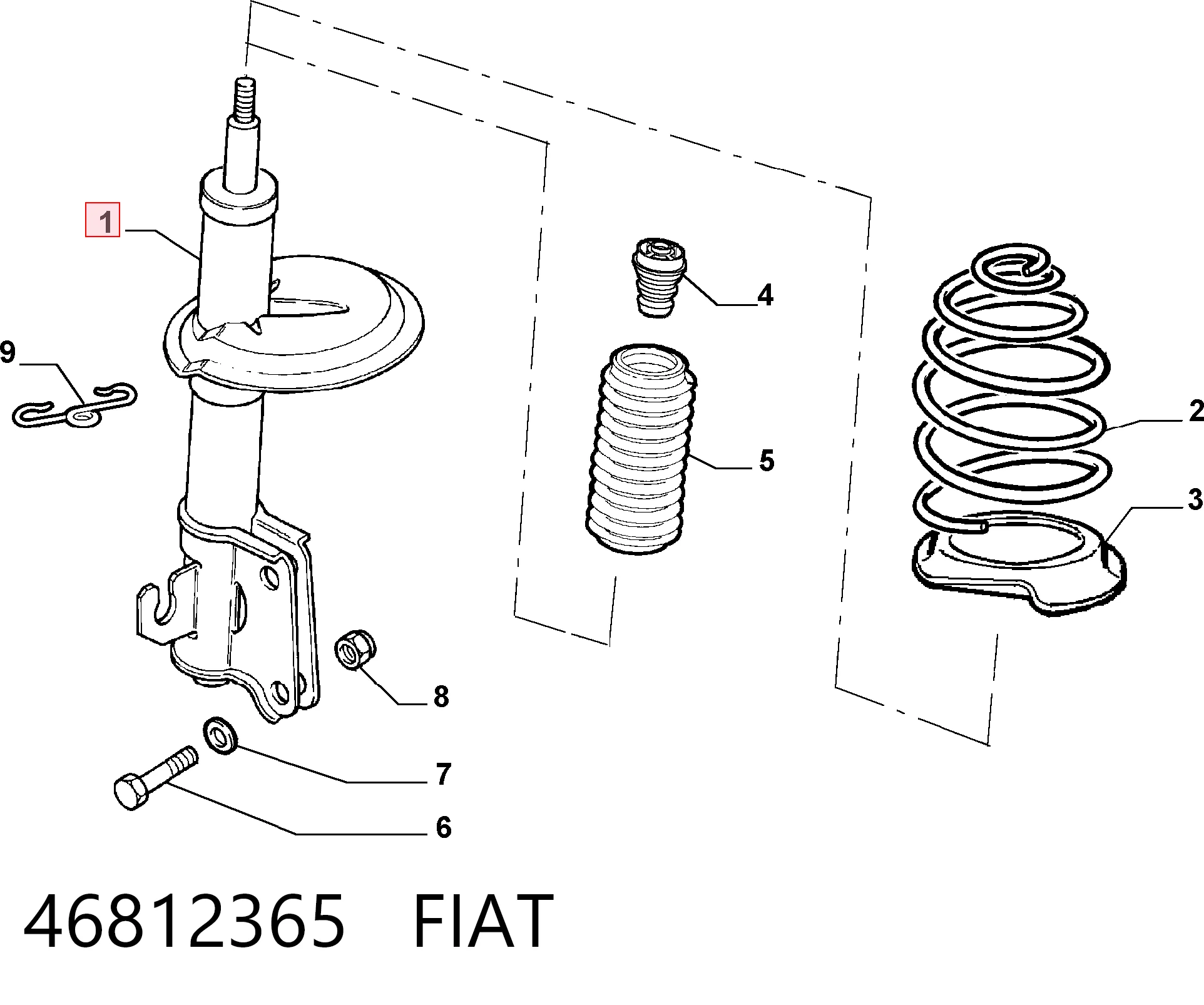 46812365 Fiat/Alfa/Lancia