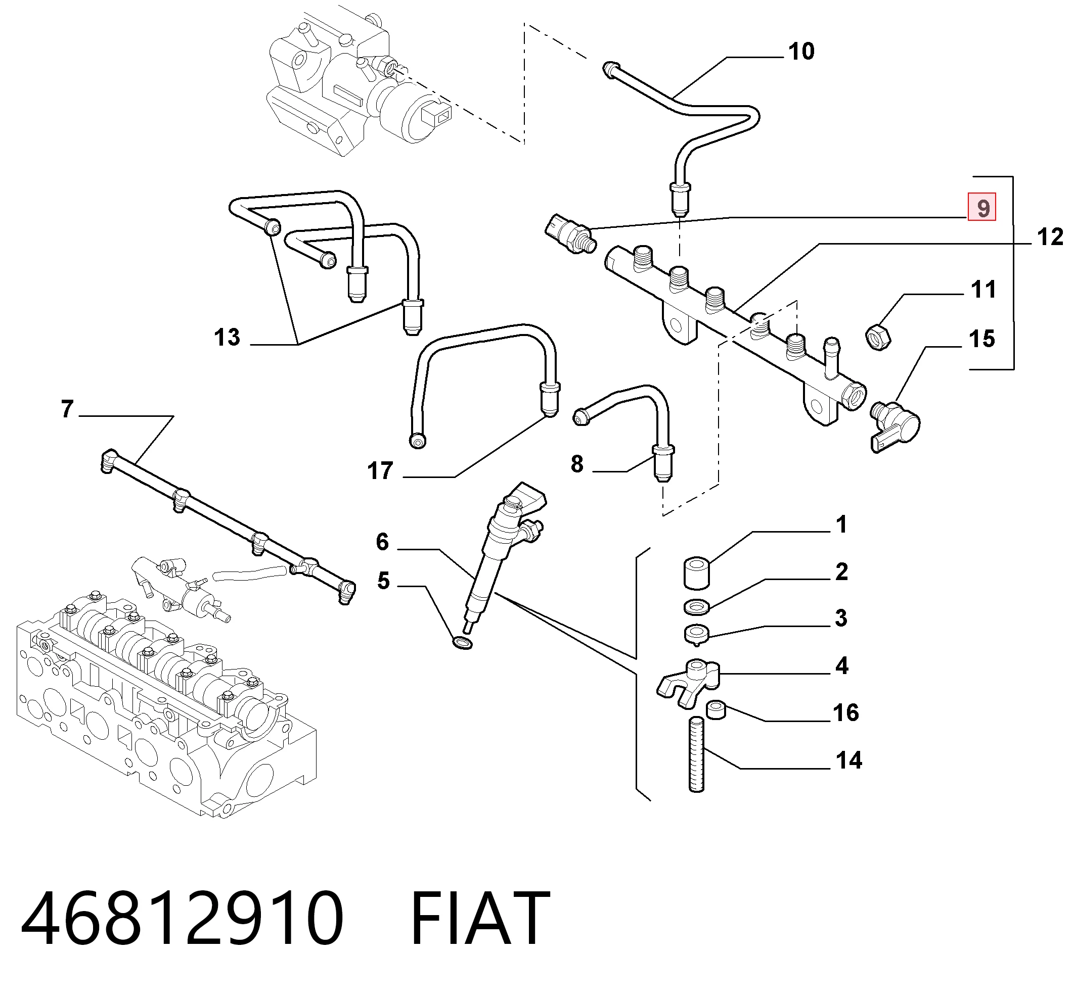 46812910 Fiat/Alfa/Lancia