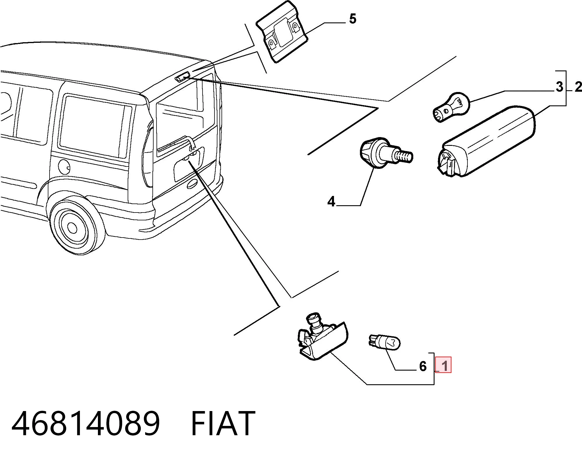 46814089 Fiat/Alfa/Lancia