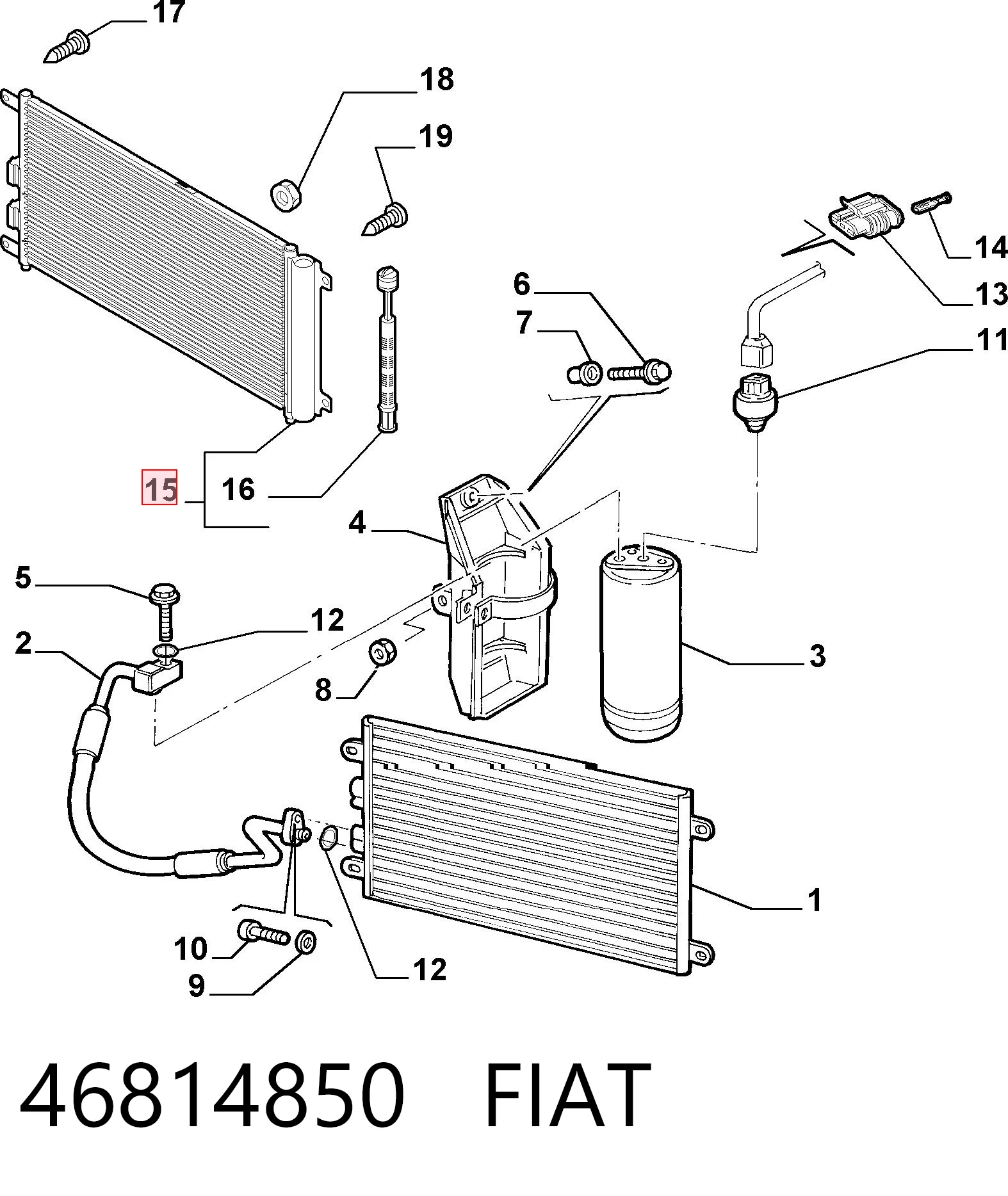 Comprar Condensador de aire acondicionado Alfa Romeo GT  937 a bajo precio