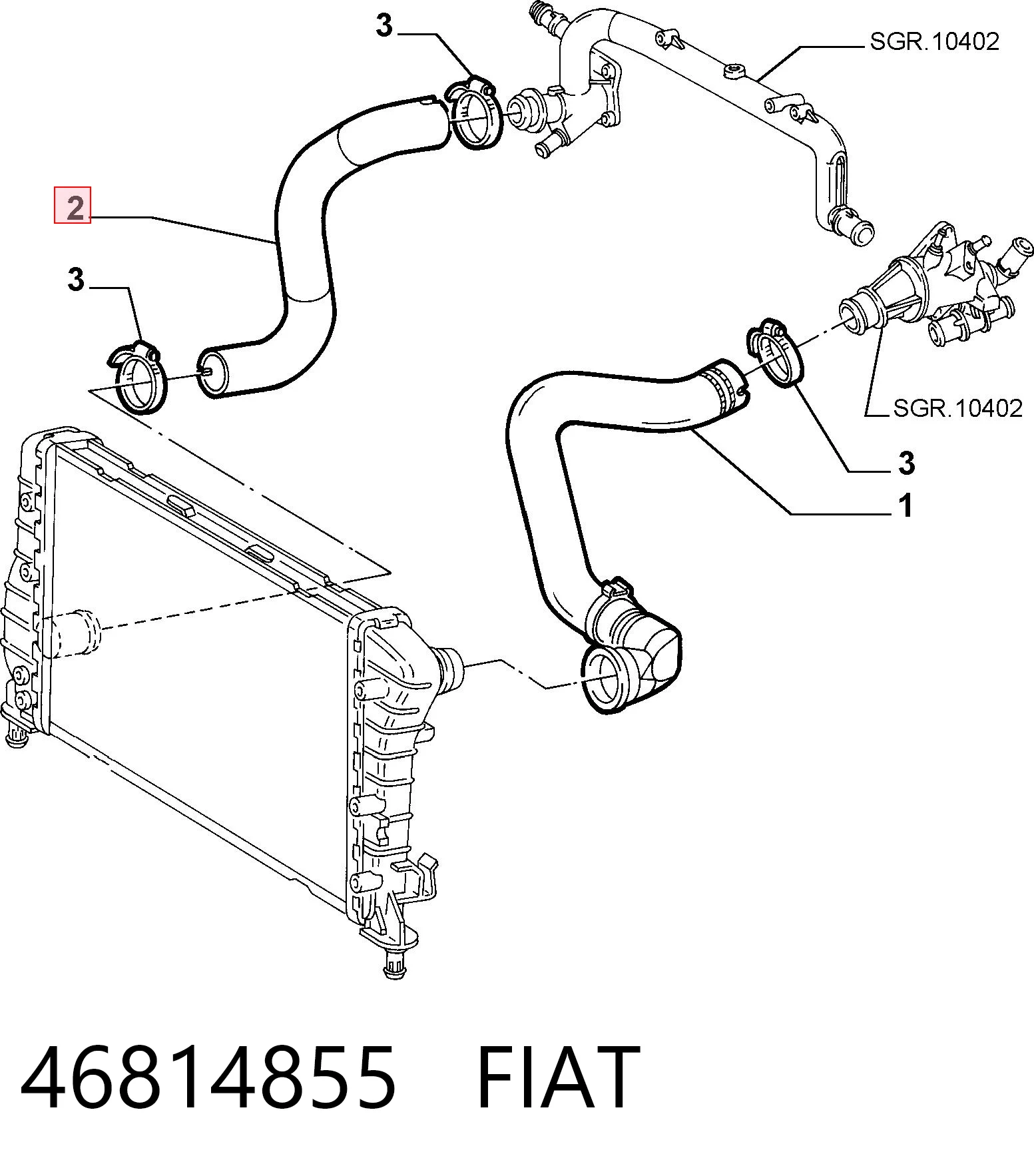 46814855 Fiat/Alfa/Lancia