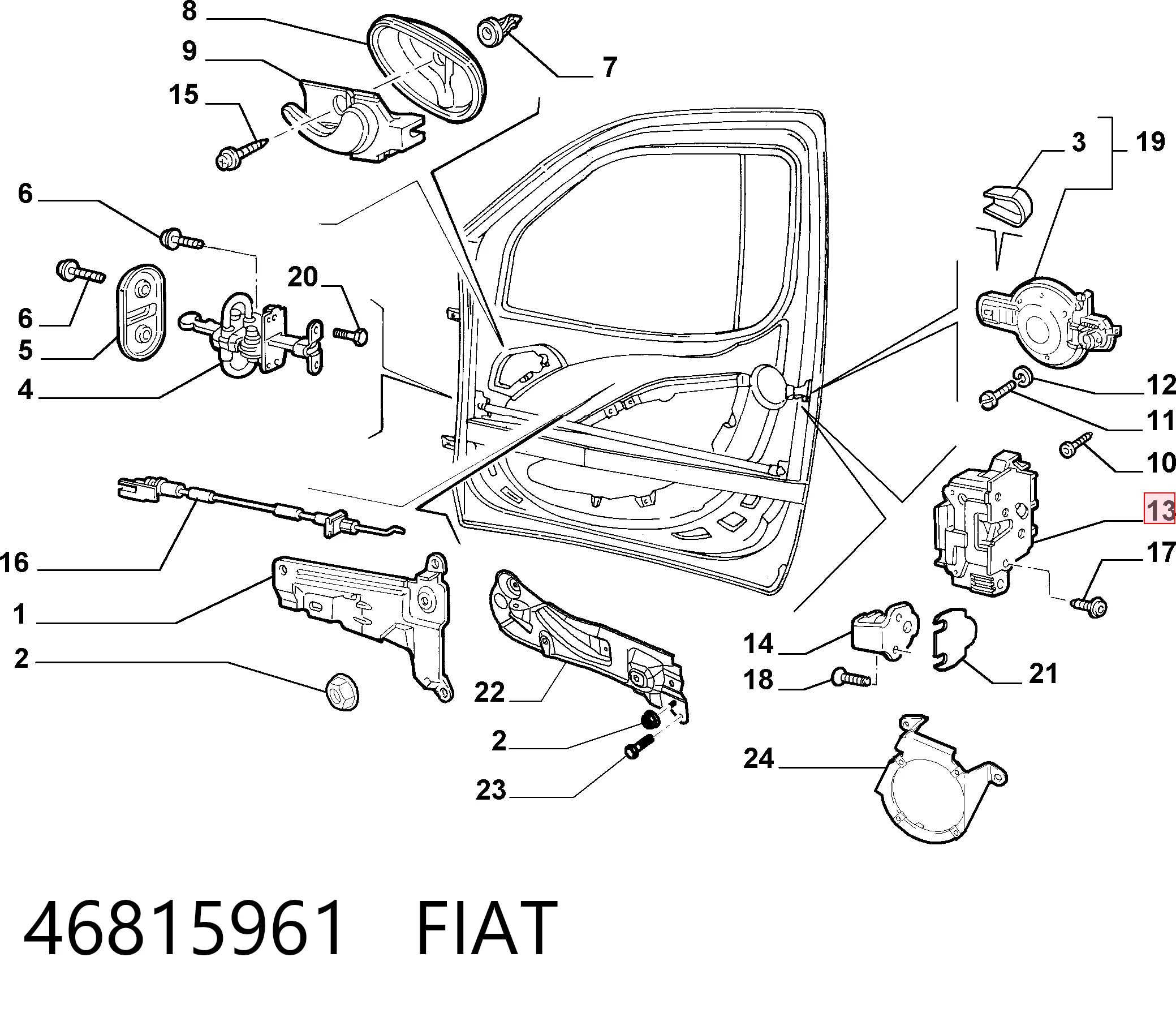 46815961 Fiat/Alfa/Lancia