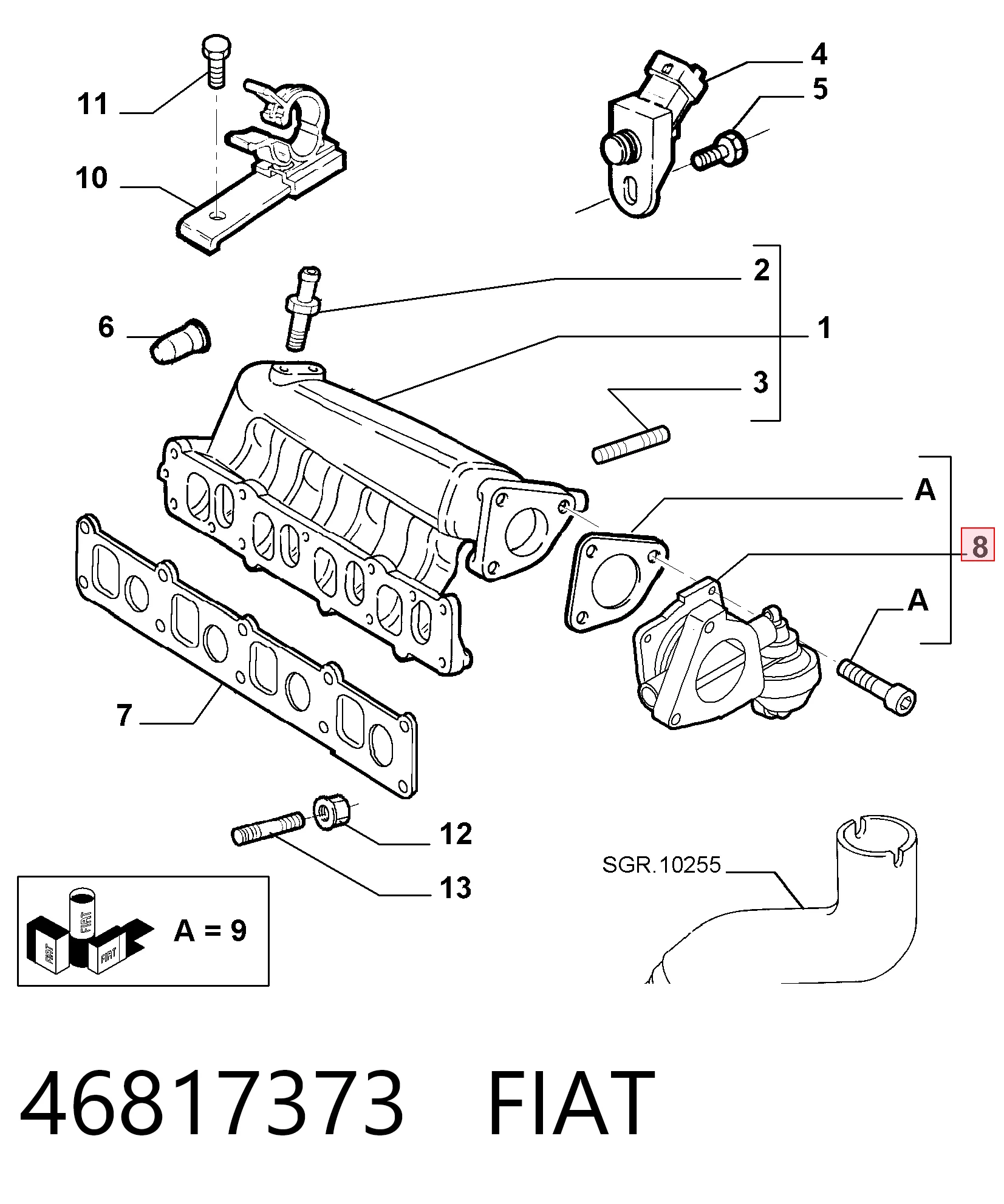 Cuerpo de aceleración completo Magneti Marelli TB0018 precio, desde 39,20 EUR