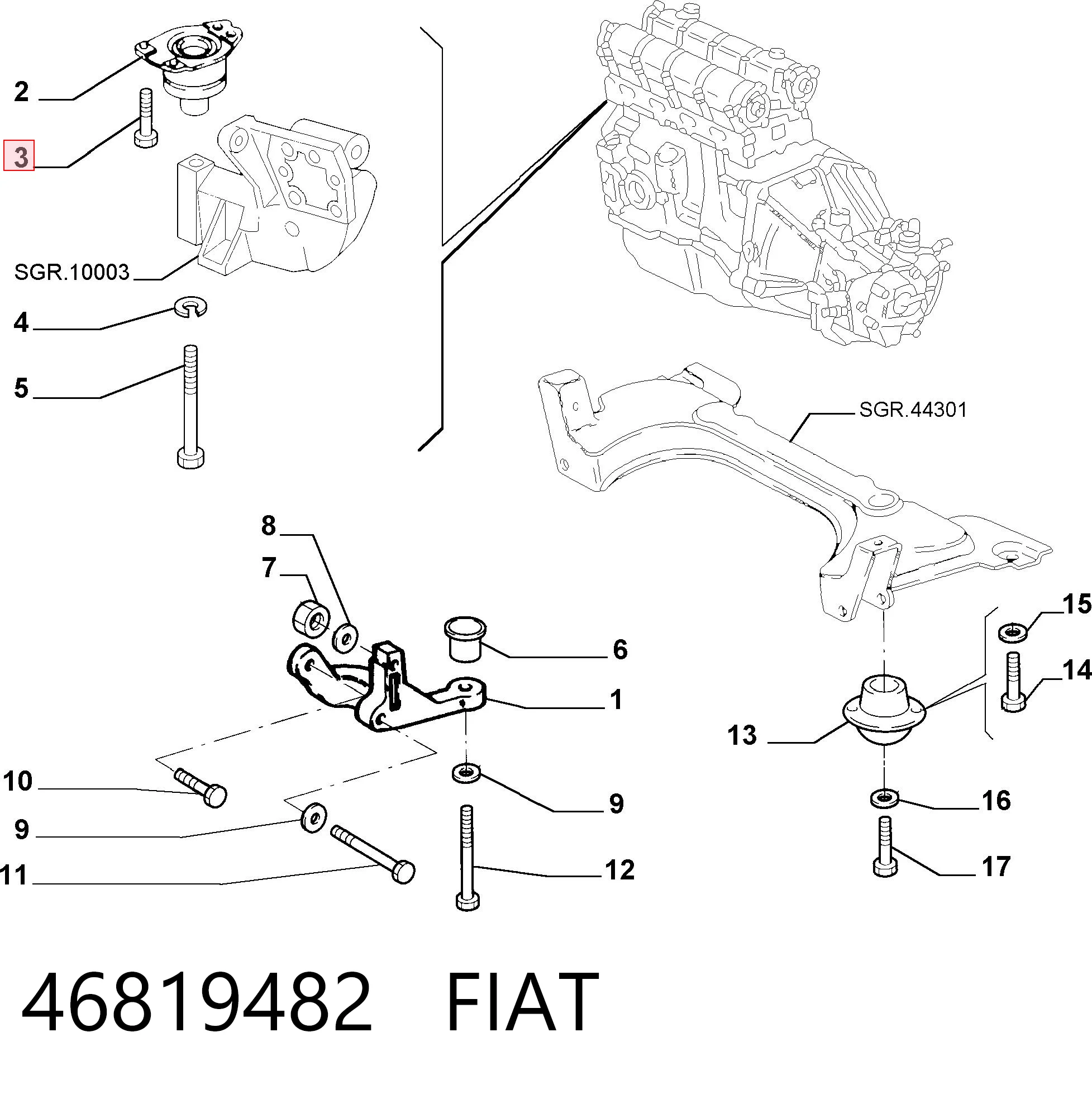 46819482 Fiat/Alfa/Lancia
