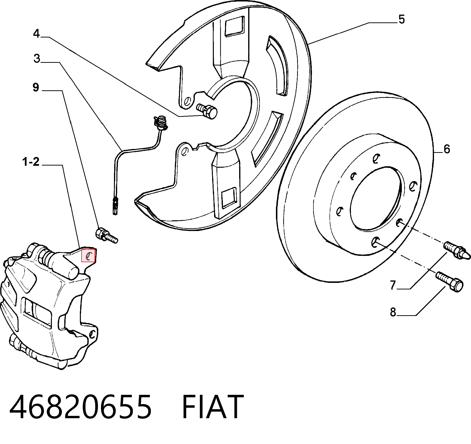 46820655 Fiat/Alfa/Lancia