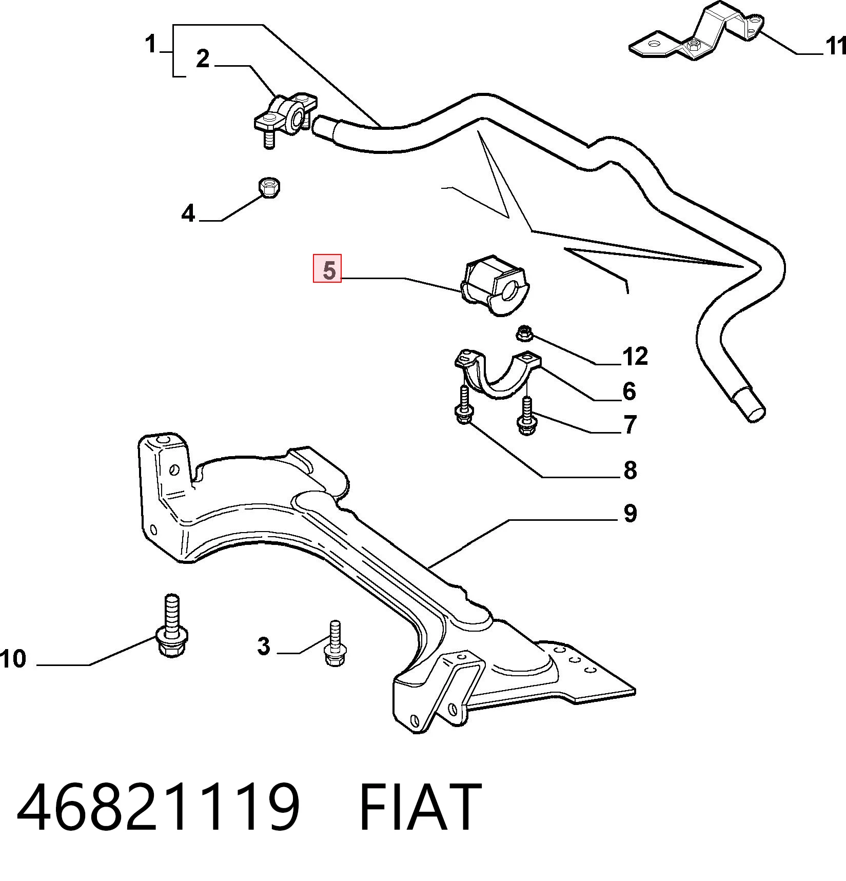 46821119 Fiat/Alfa/Lancia